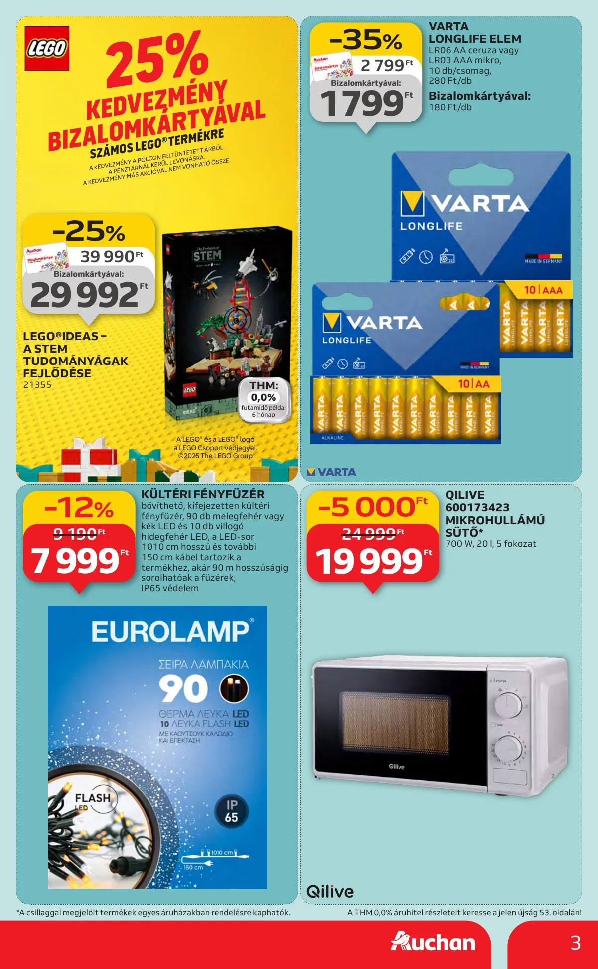 Auchan akciós újság Hipermarket 10.30–11.05 – 3. oldal