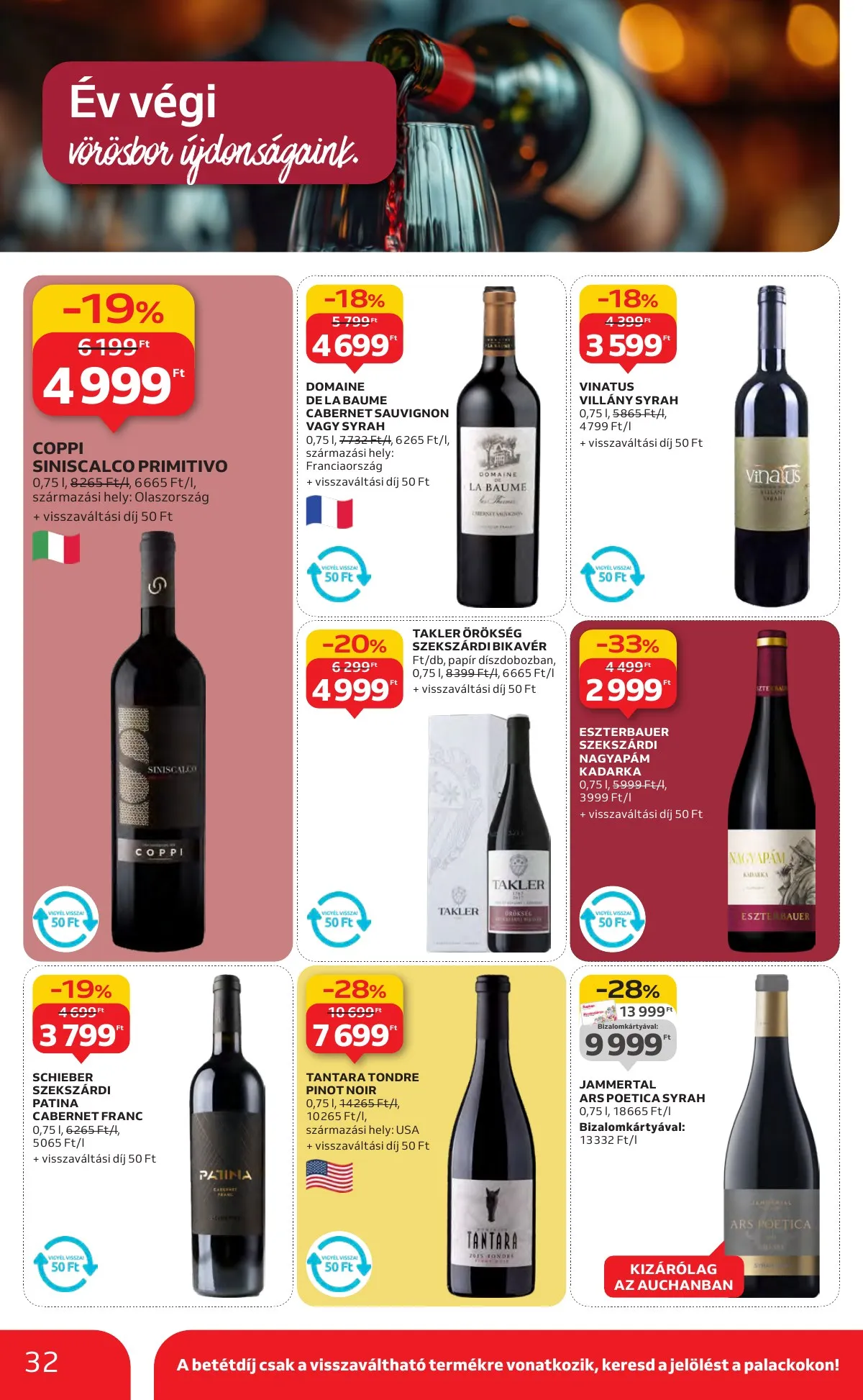Auchan akciós újság Hipermarket 10.30–11.05 – 32. oldal