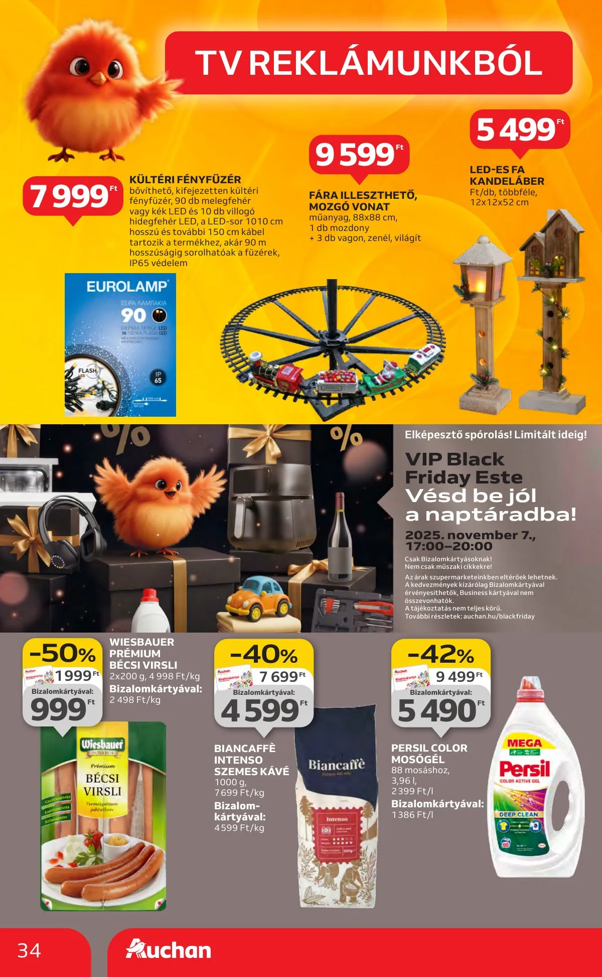 Auchan akciós újság Hipermarket 10.30–11.05 – 34. oldal