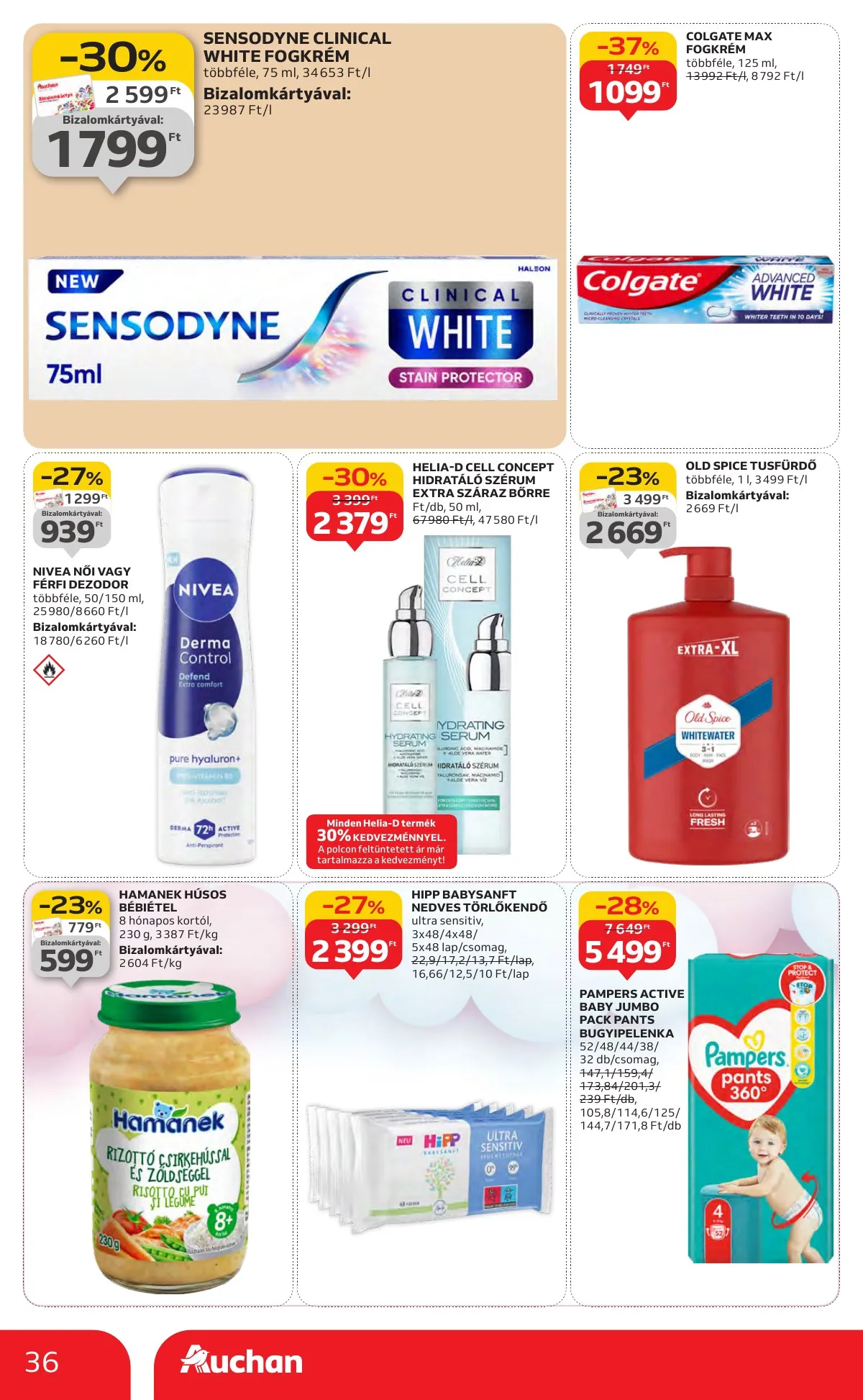 Auchan akciós újság Hipermarket 10.30–11.05 – 36. oldal
