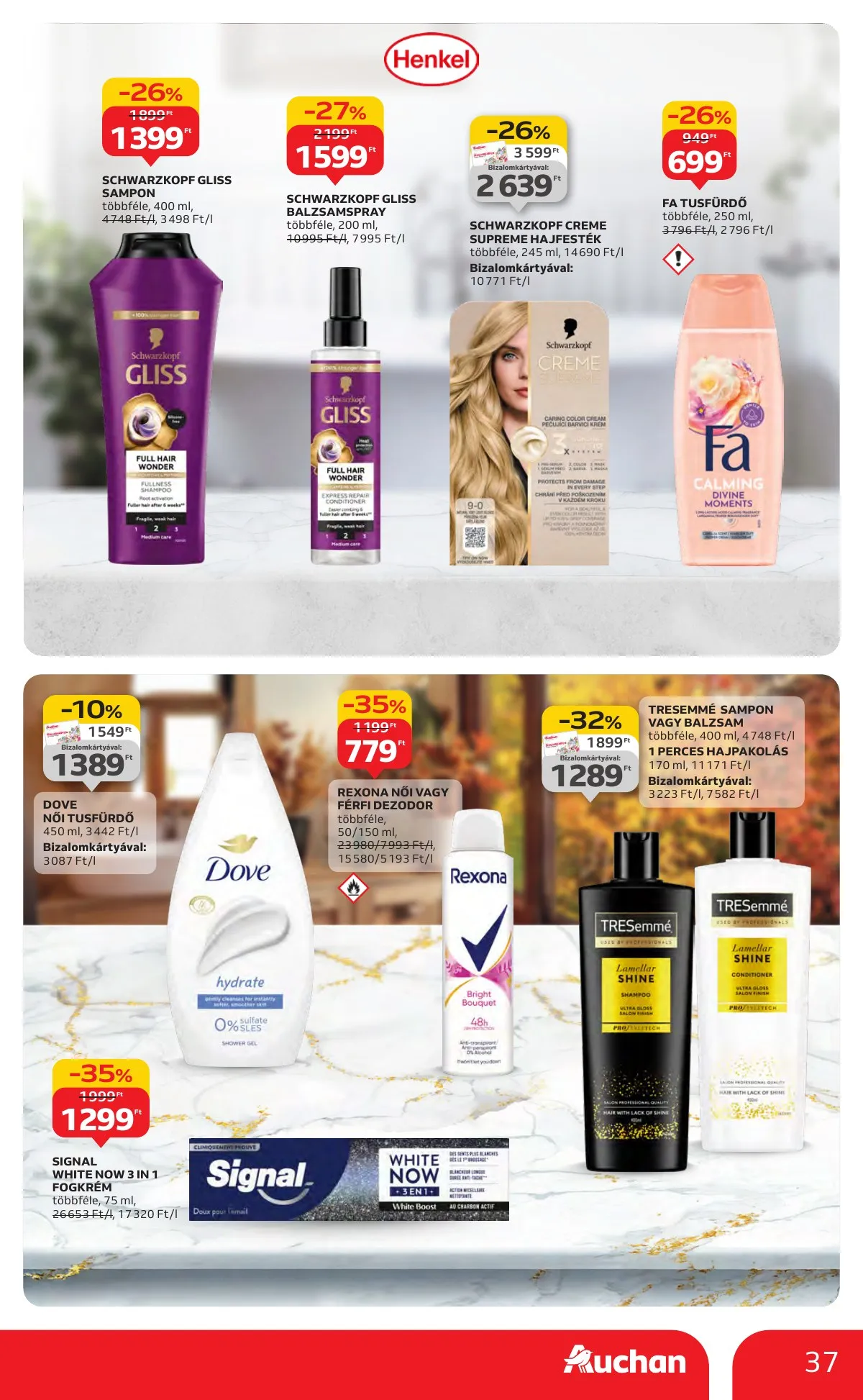 Auchan akciós újság Hipermarket 10.30–11.05 – 37. oldal