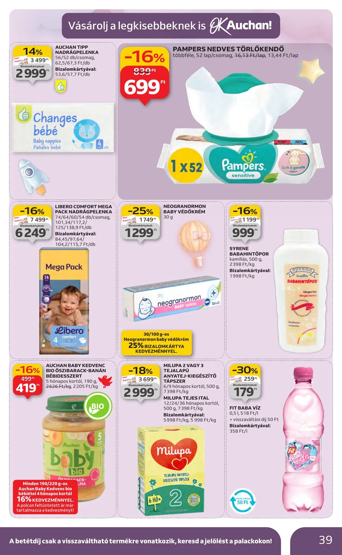 Auchan akciós újság Hipermarket 10.30–11.05 – 39. oldal