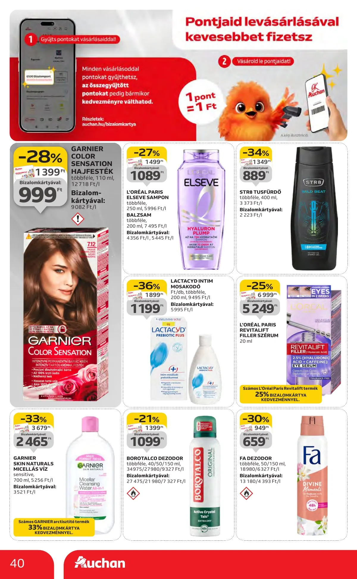 Auchan akciós újság Hipermarket 10.30–11.05 – 40. oldal