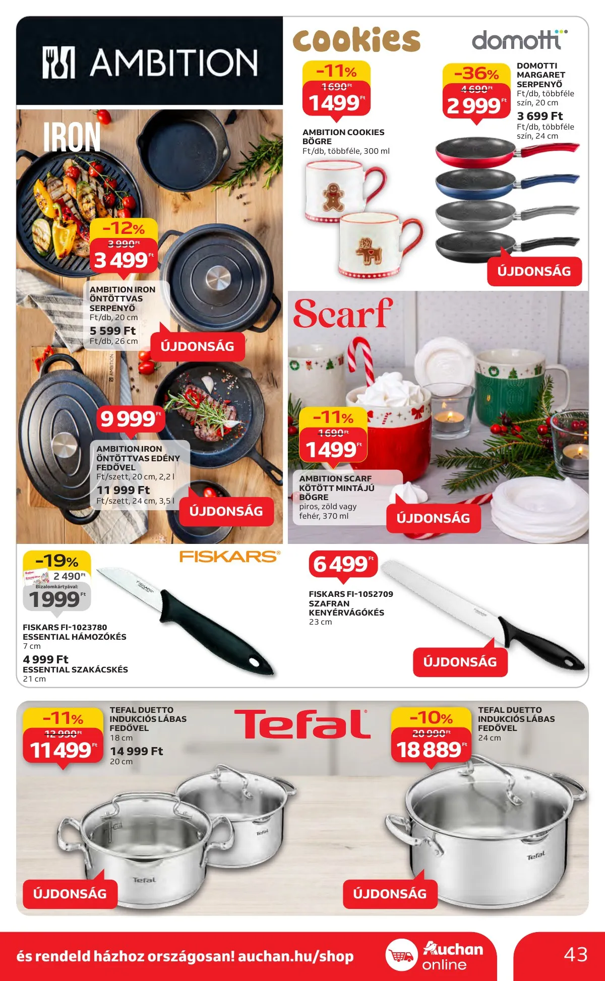 Auchan akciós újság Hipermarket 10.30–11.05 – 43. oldal
