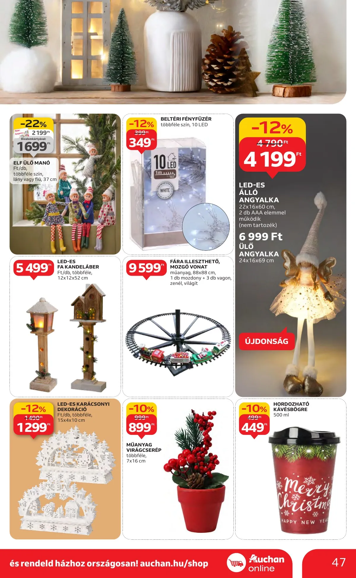 Auchan akciós újság Hipermarket 10.30–11.05 – 47. oldal