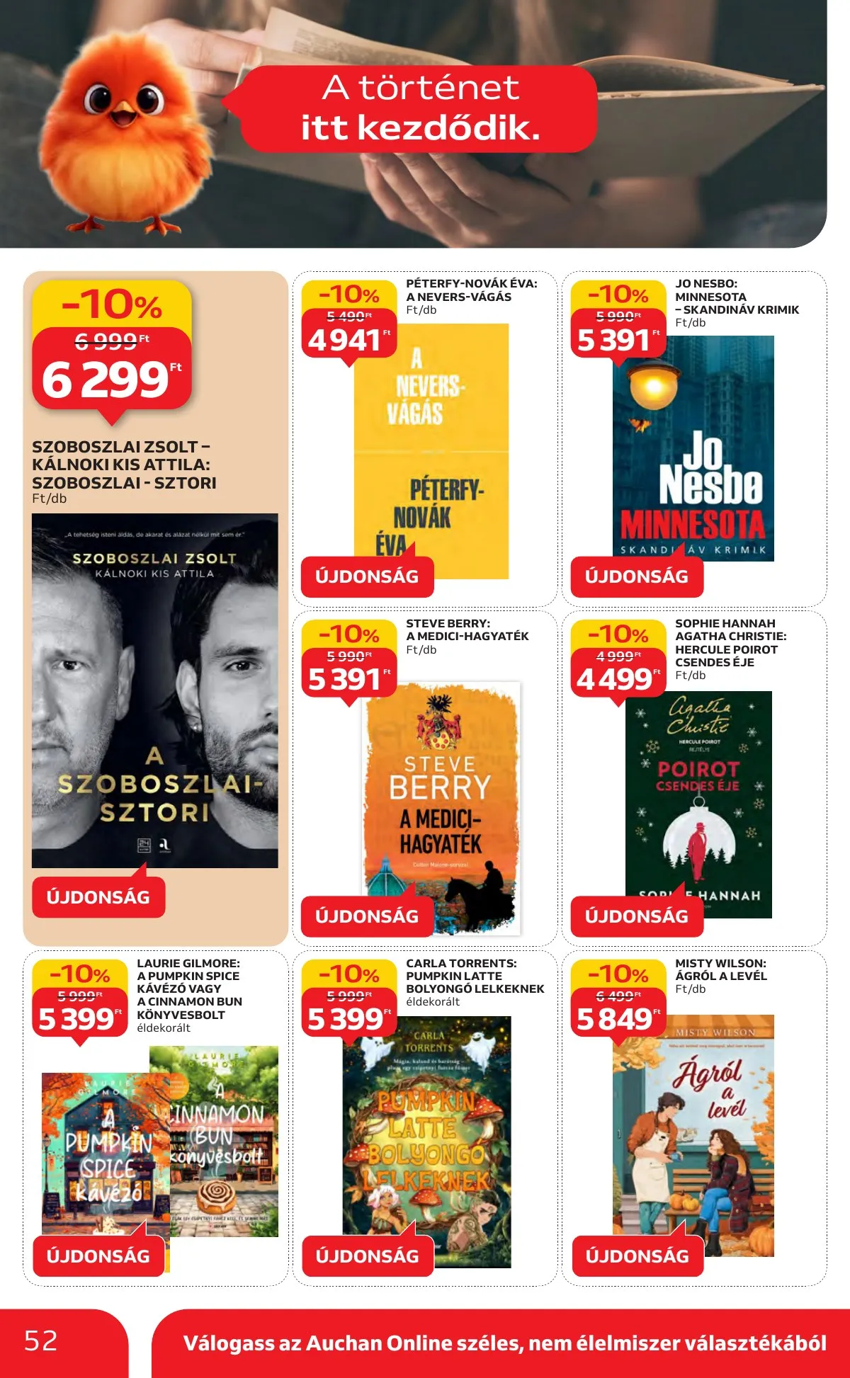 Auchan akciós újság Hipermarket 10.30–11.05 – 52. oldal