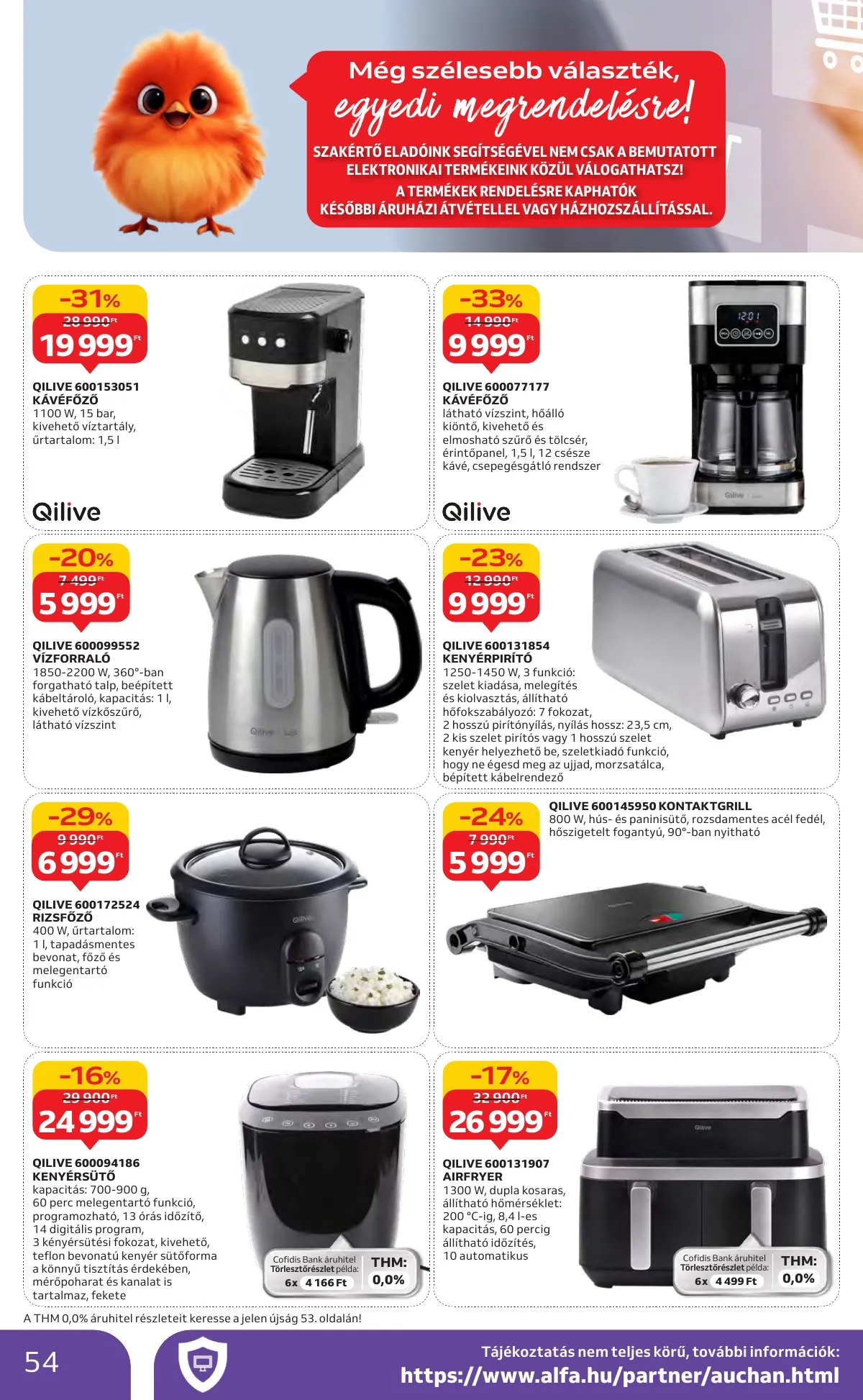 Auchan akciós újság Hipermarket 10.30–11.05 – 54. oldal