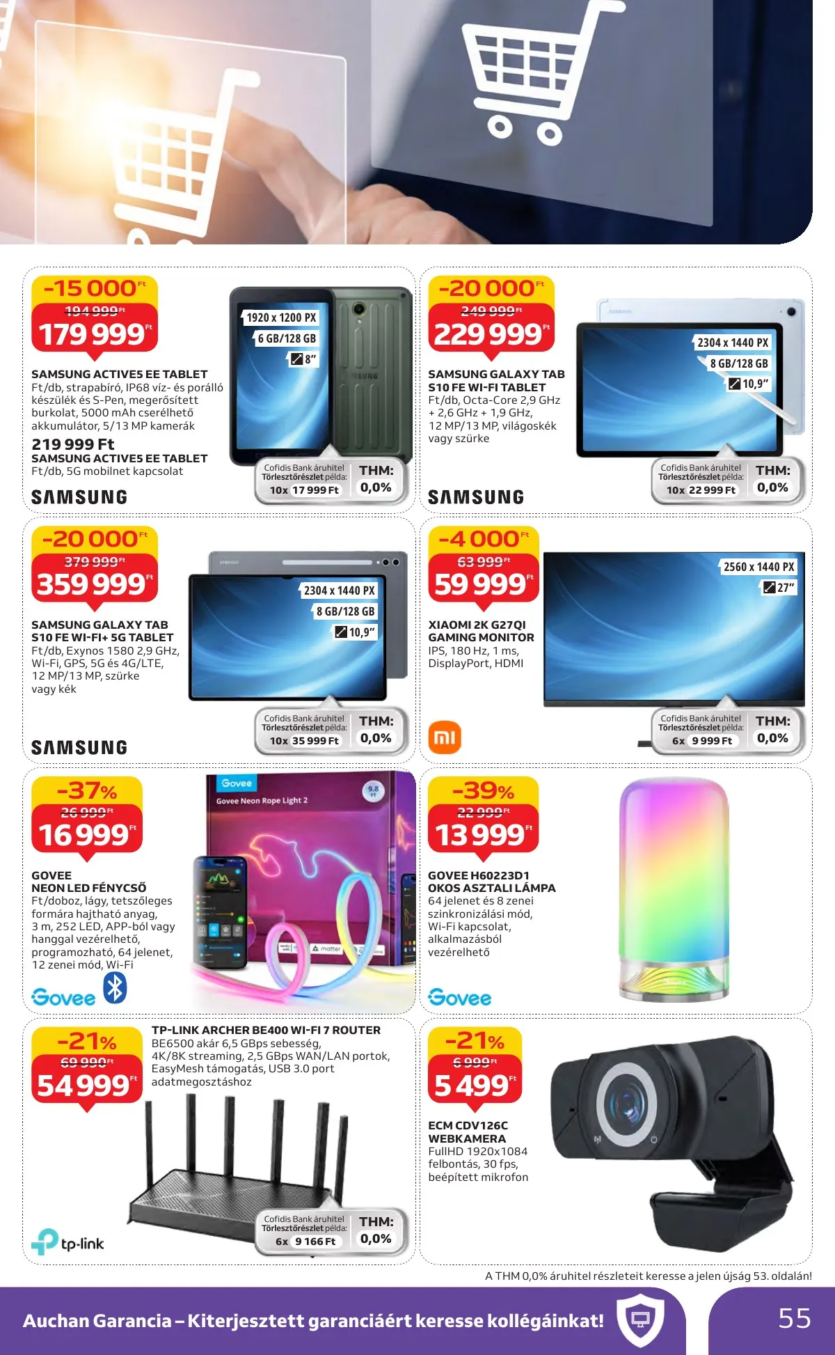 Auchan akciós újság Hipermarket 10.30–11.05 – 55. oldal