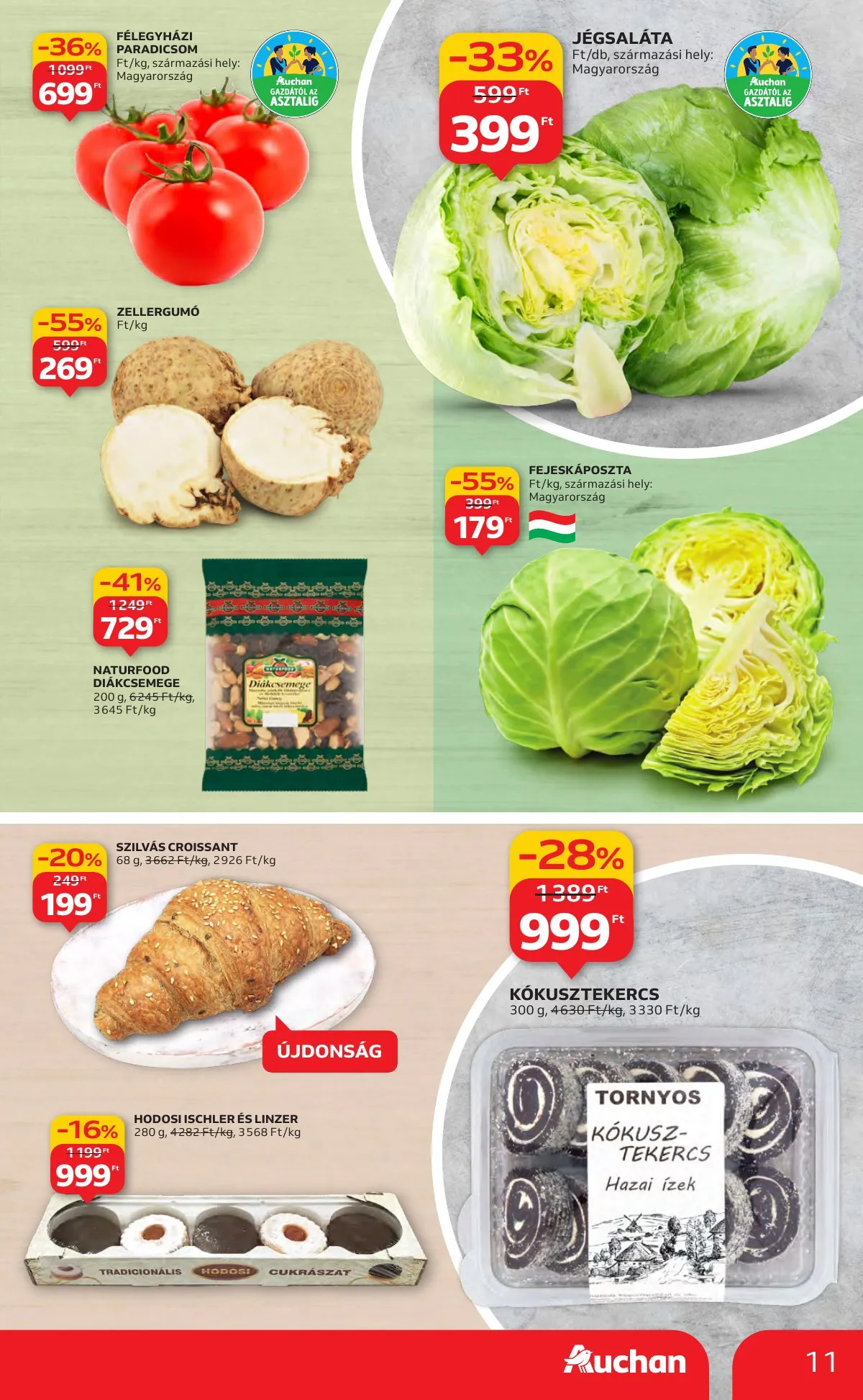 Auchan akciós újság Hipermarket 11.06–11.12 – 11. oldal