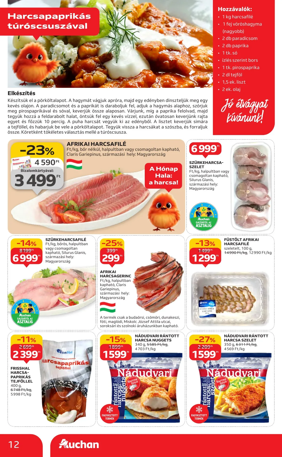 Auchan akciós újság Hipermarket 11.06–11.12 – 12. oldal