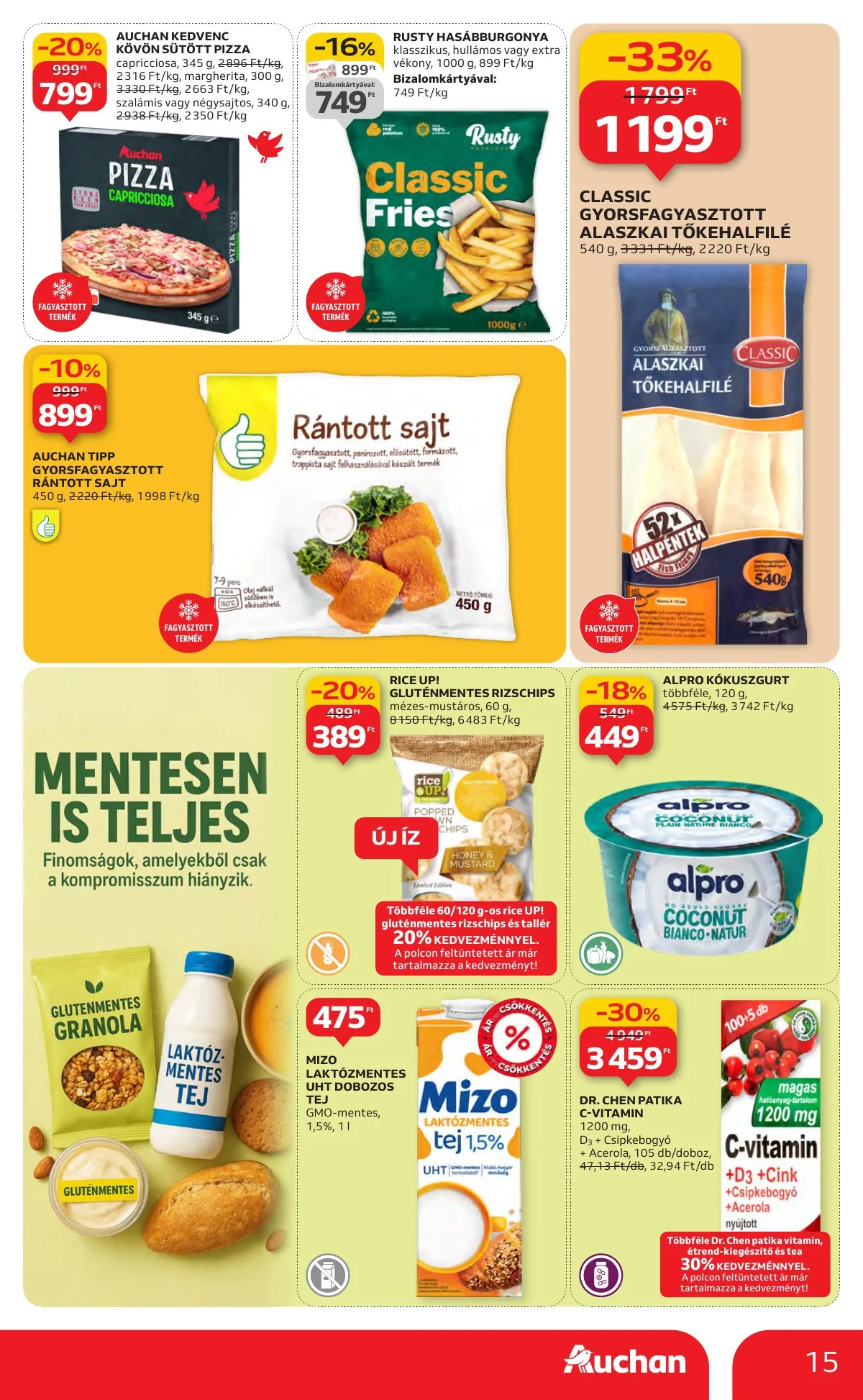 Auchan akciós újság Hipermarket 11.06–11.12 – 15. oldal