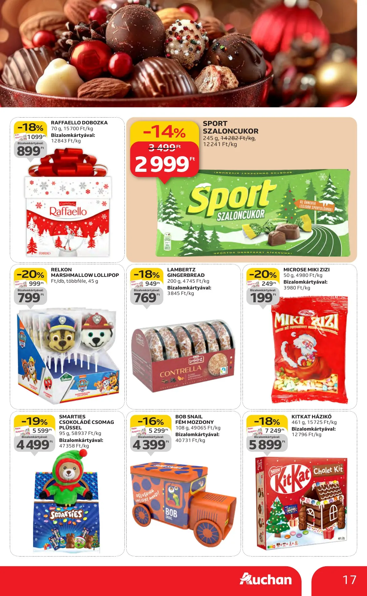 Auchan akciós újság Hipermarket 11.06–11.12 – 17. oldal