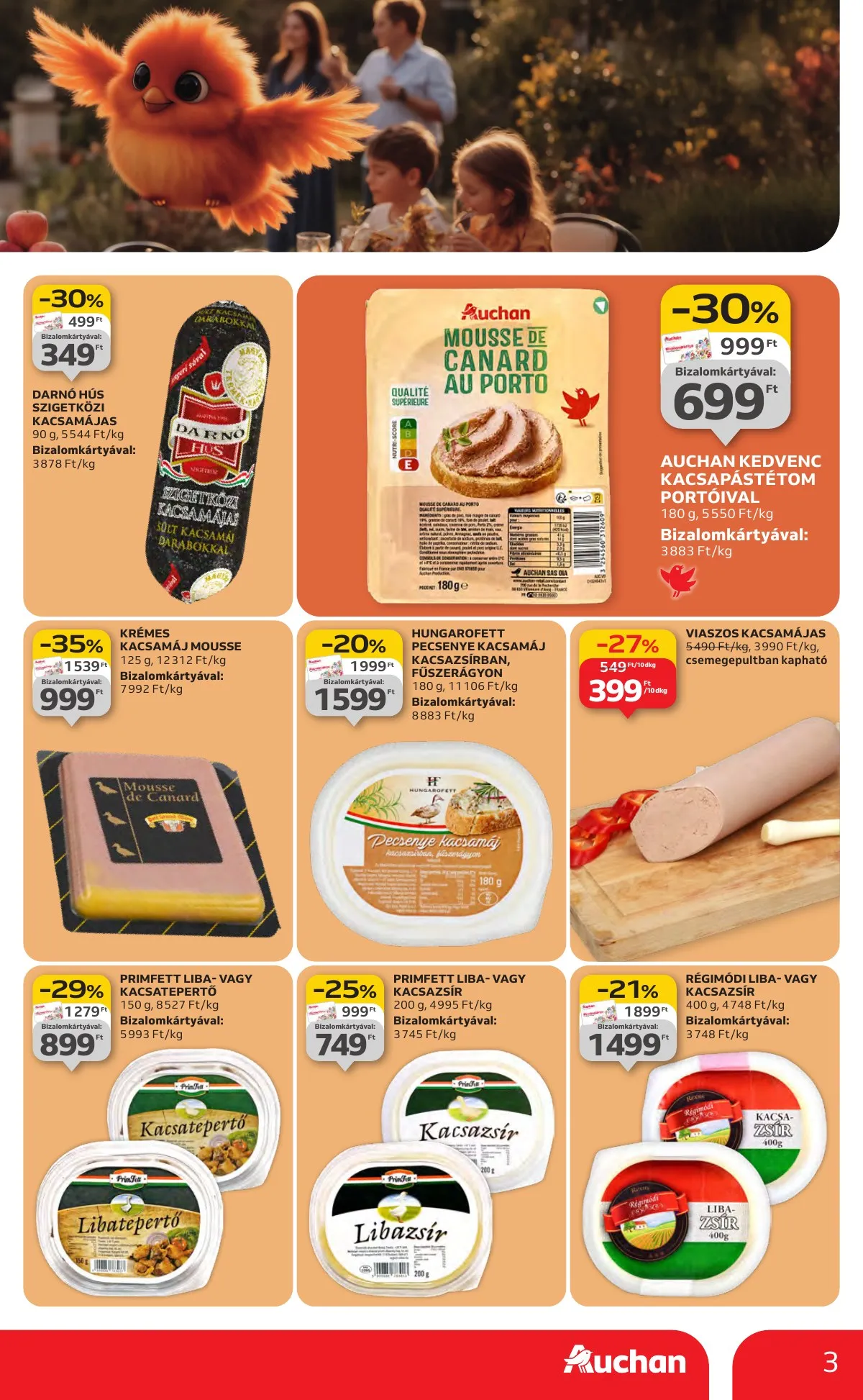 Auchan akciós újság Hipermarket 11.06–11.12 – 3. oldal
