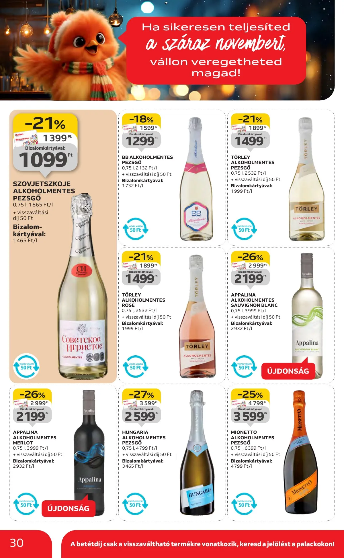 Auchan akciós újság Hipermarket 11.06–11.12 – 30. oldal