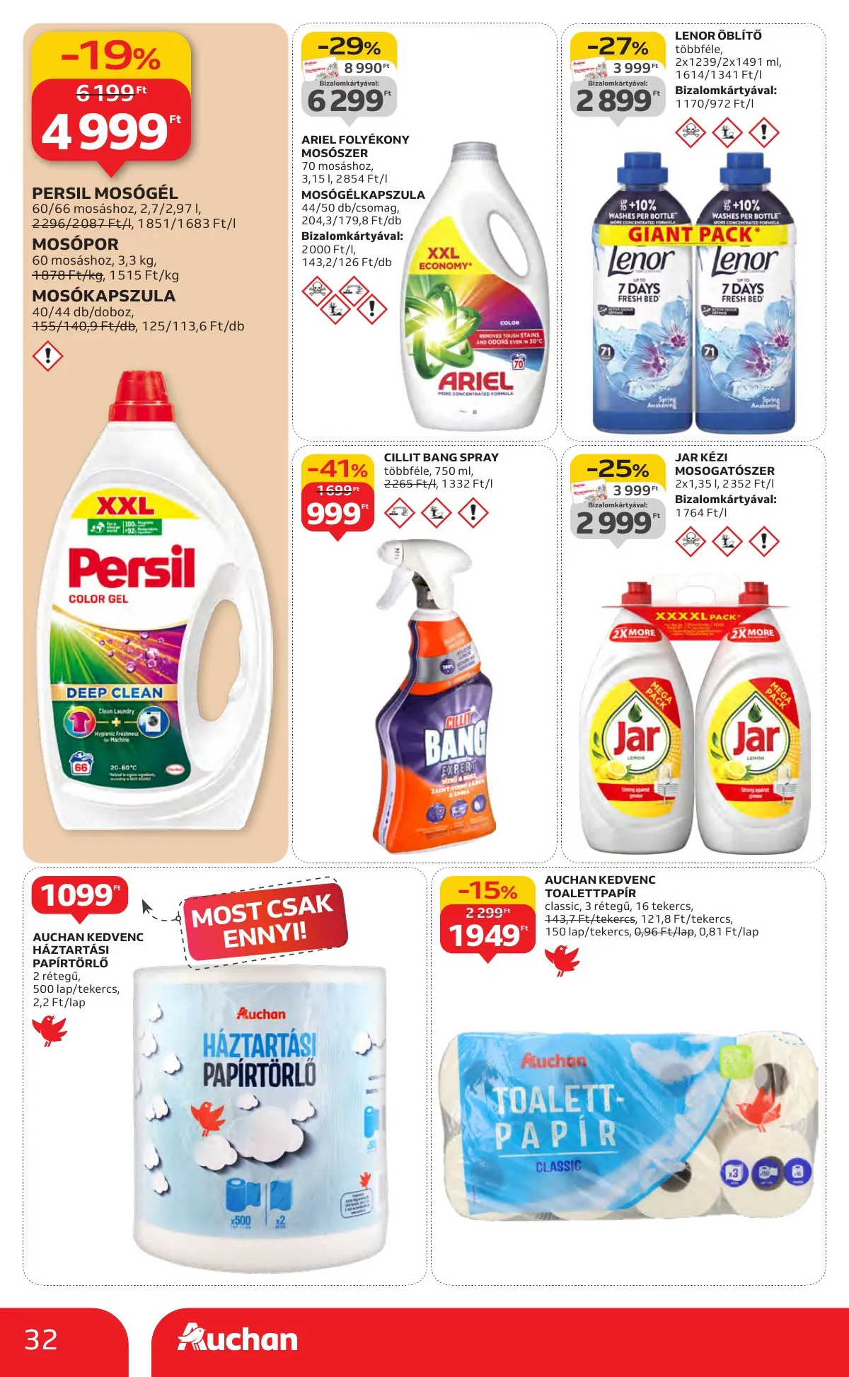 Auchan akciós újság Hipermarket 11.06–11.12 – 32. oldal