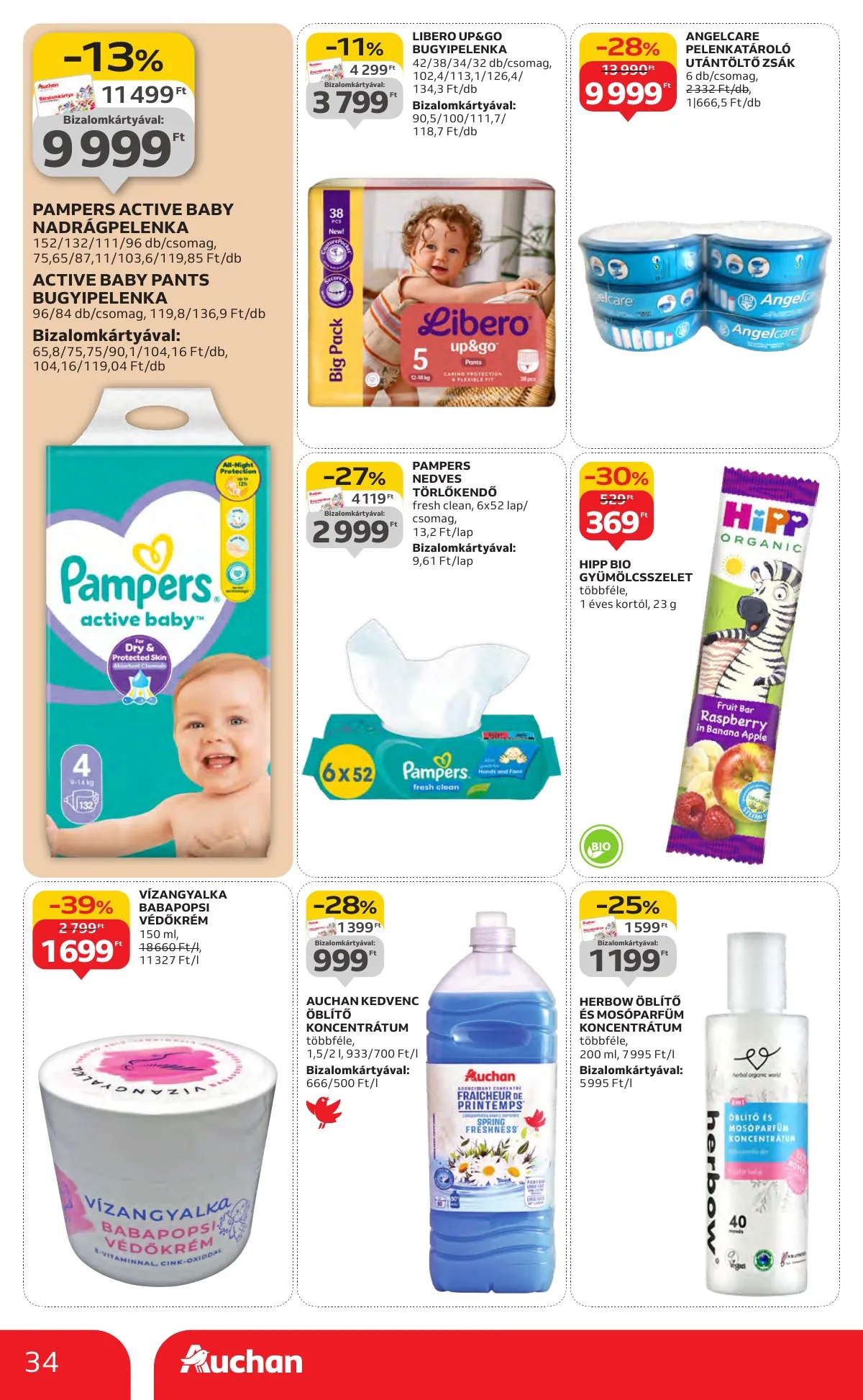 Auchan akciós újság Hipermarket 11.06–11.12 – 34. oldal