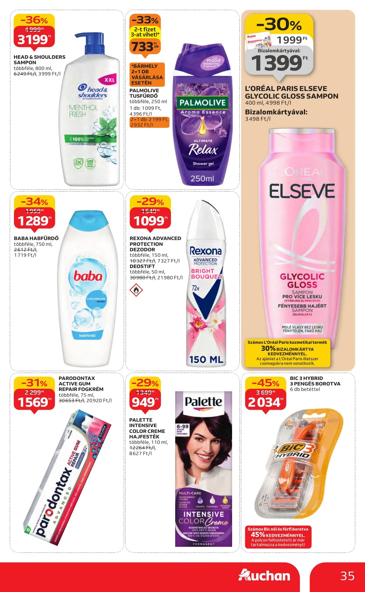 Auchan akciós újság Hipermarket 11.06–11.12 – 35. oldal