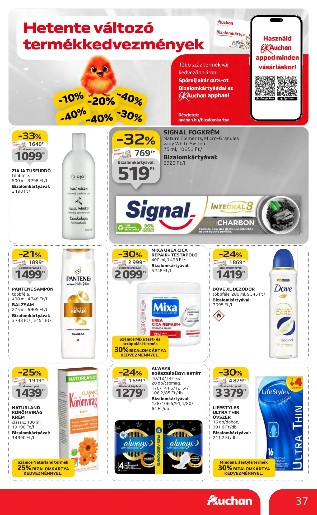 Auchan akciós újság Hipermarket 11.06–11.12 – 37. oldal