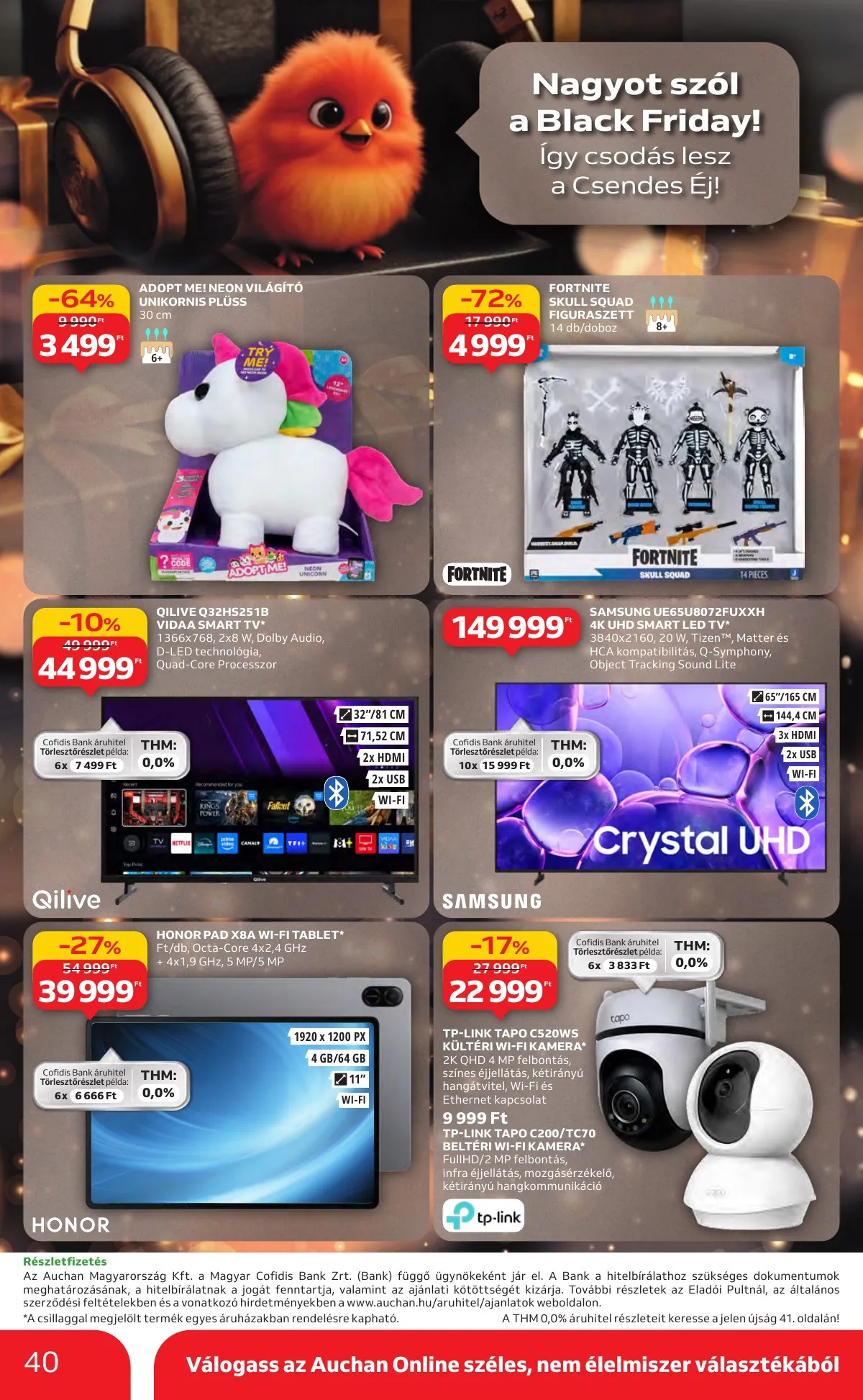 Auchan akciós újság Hipermarket 11.06–11.12 – 40. oldal