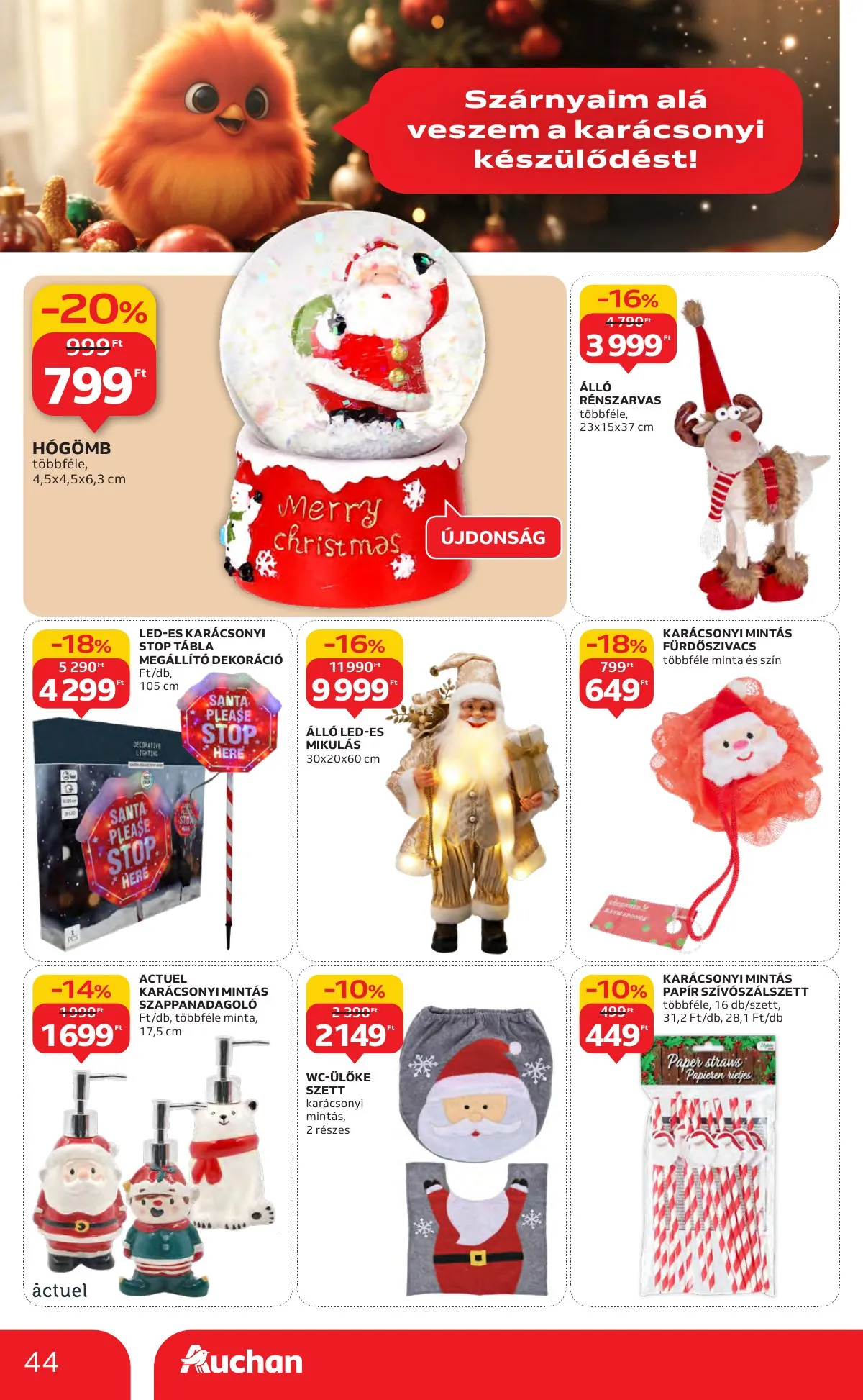 Auchan akciós újság Hipermarket 11.06–11.12 – 44. oldal