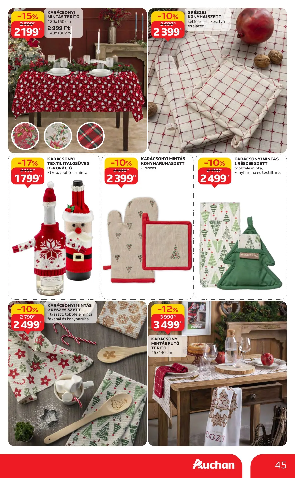 Auchan akciós újság Hipermarket 11.06–11.12 – 45. oldal