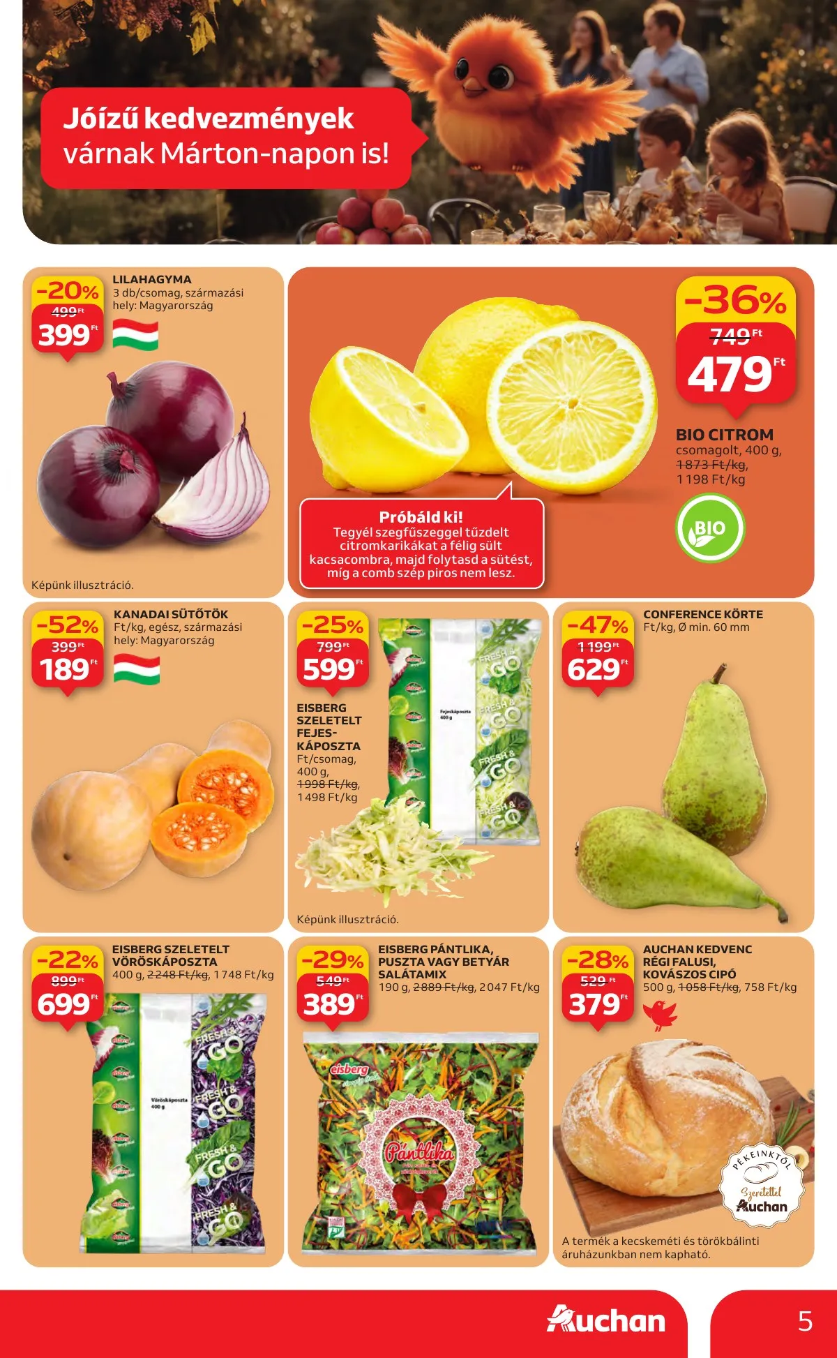 Auchan akciós újság Hipermarket 11.06–11.12 – 5. oldal