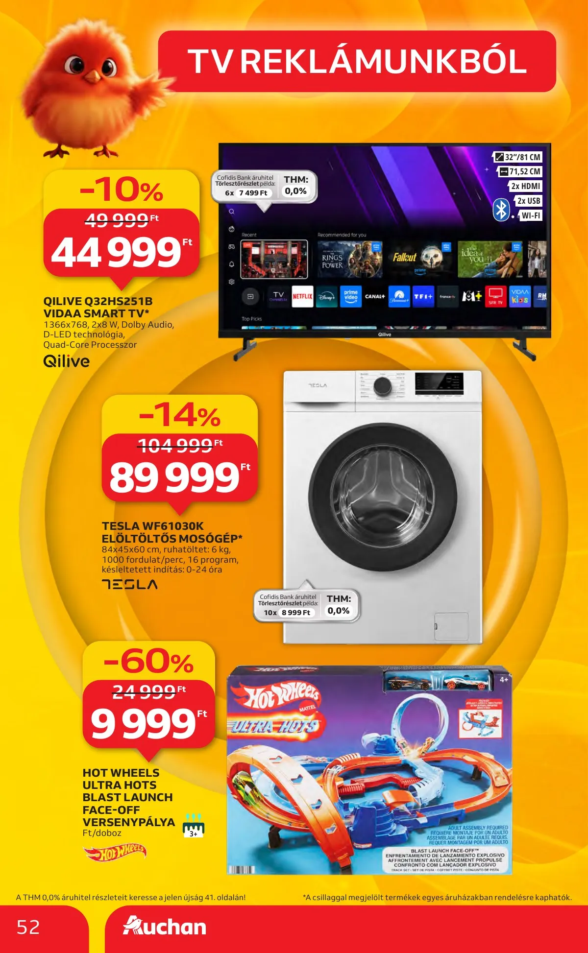Auchan akciós újság Hipermarket 11.06–11.12 – 52. oldal