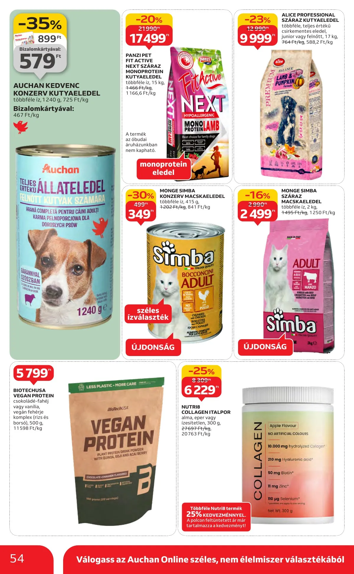 Auchan akciós újság Hipermarket 11.06–11.12 – 54. oldal