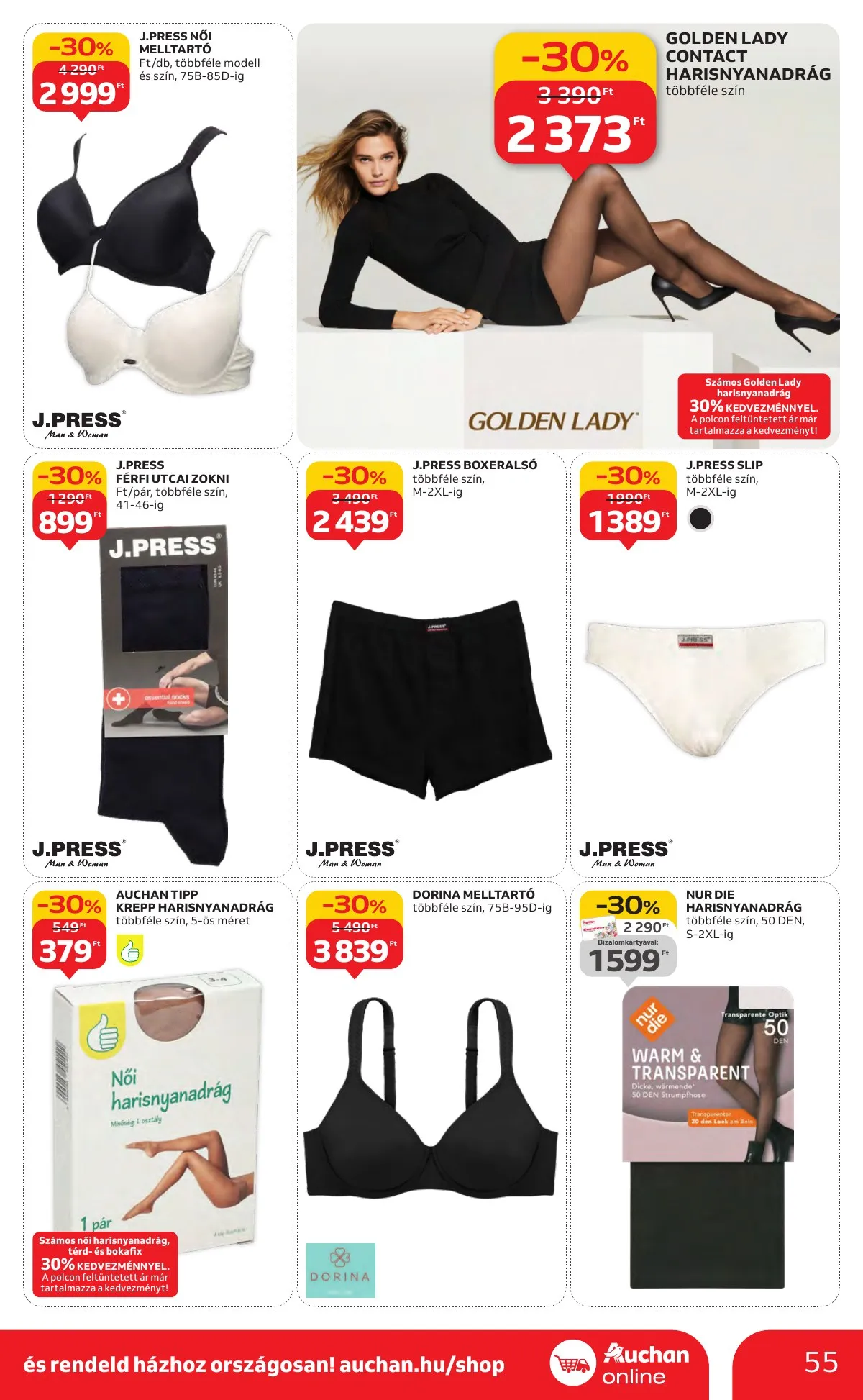 Auchan akciós újság Hipermarket 11.06–11.12 – 55. oldal