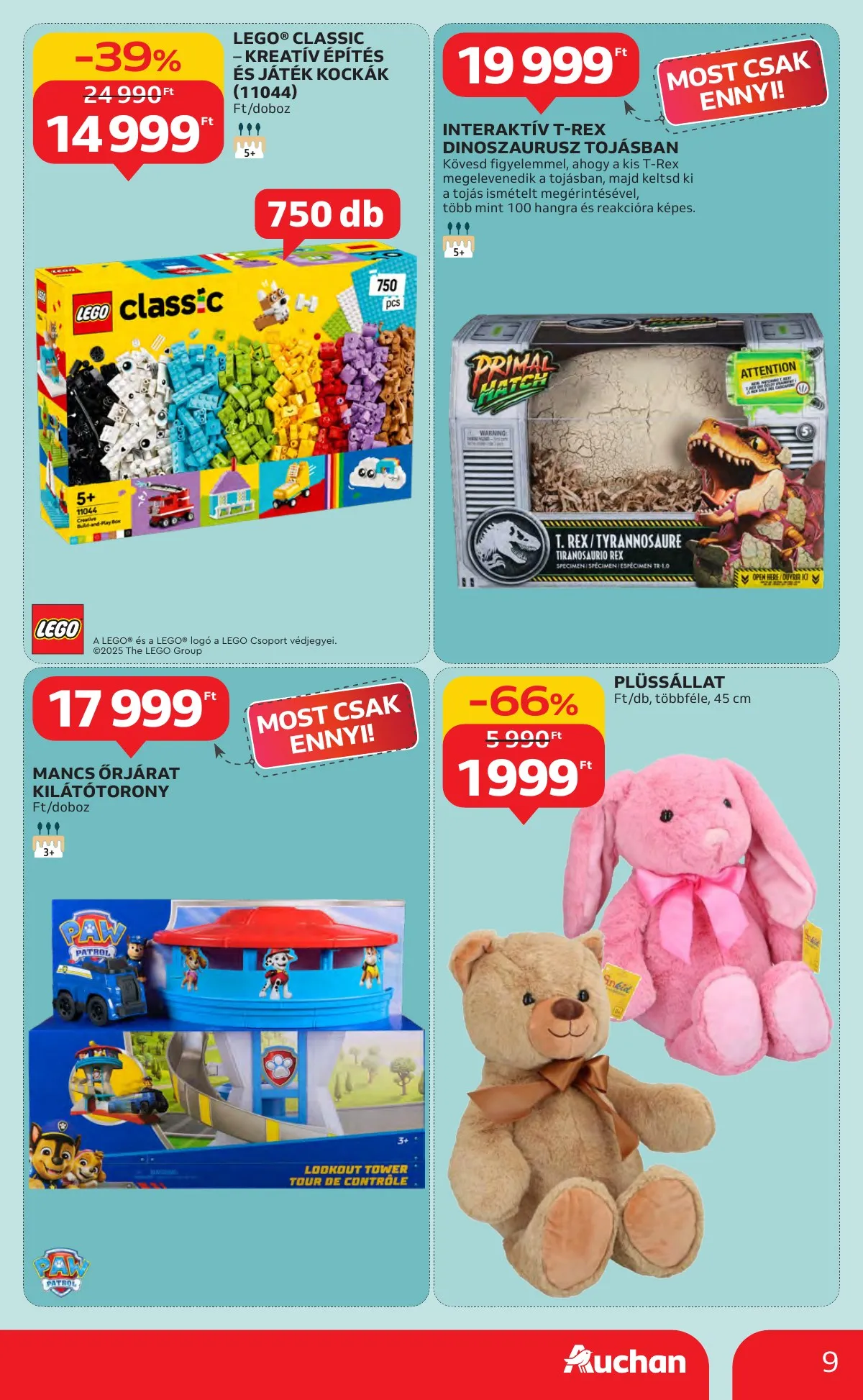 Auchan akciós újság Hipermarket 11.06–11.12 – 9. oldal
