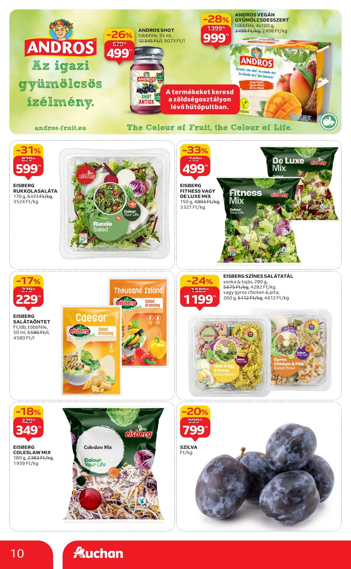 Auchan akciós újság Hipermarket 11.13–11.19 – 10. oldal