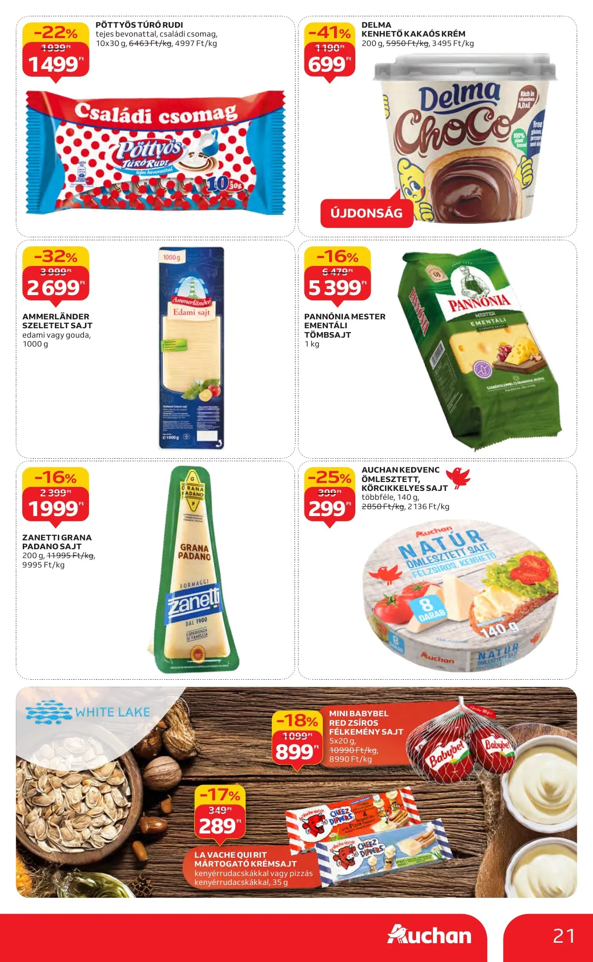 Auchan akciós újság Hipermarket 11.13–11.19 – 21. oldal