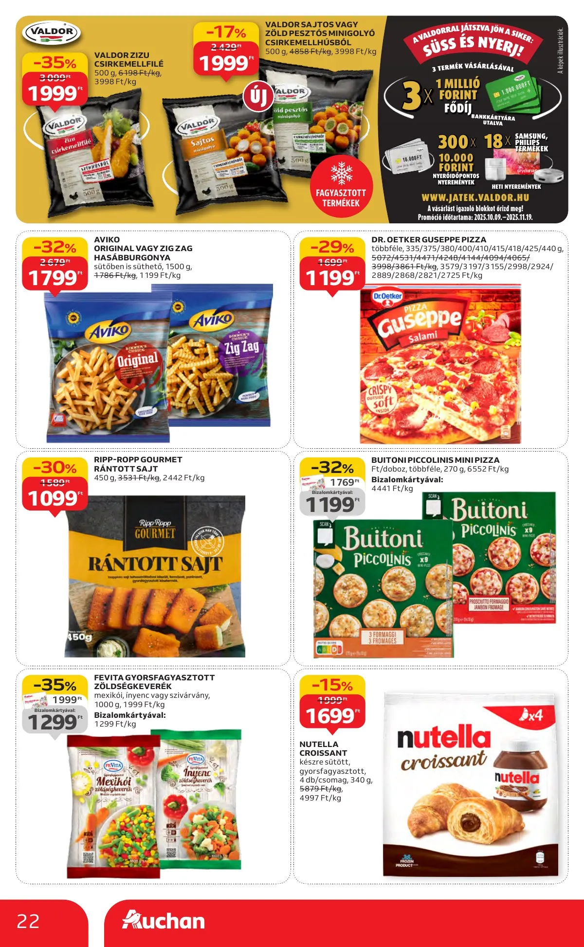 Auchan akciós újság Hipermarket 11.13–11.19 – 22. oldal
