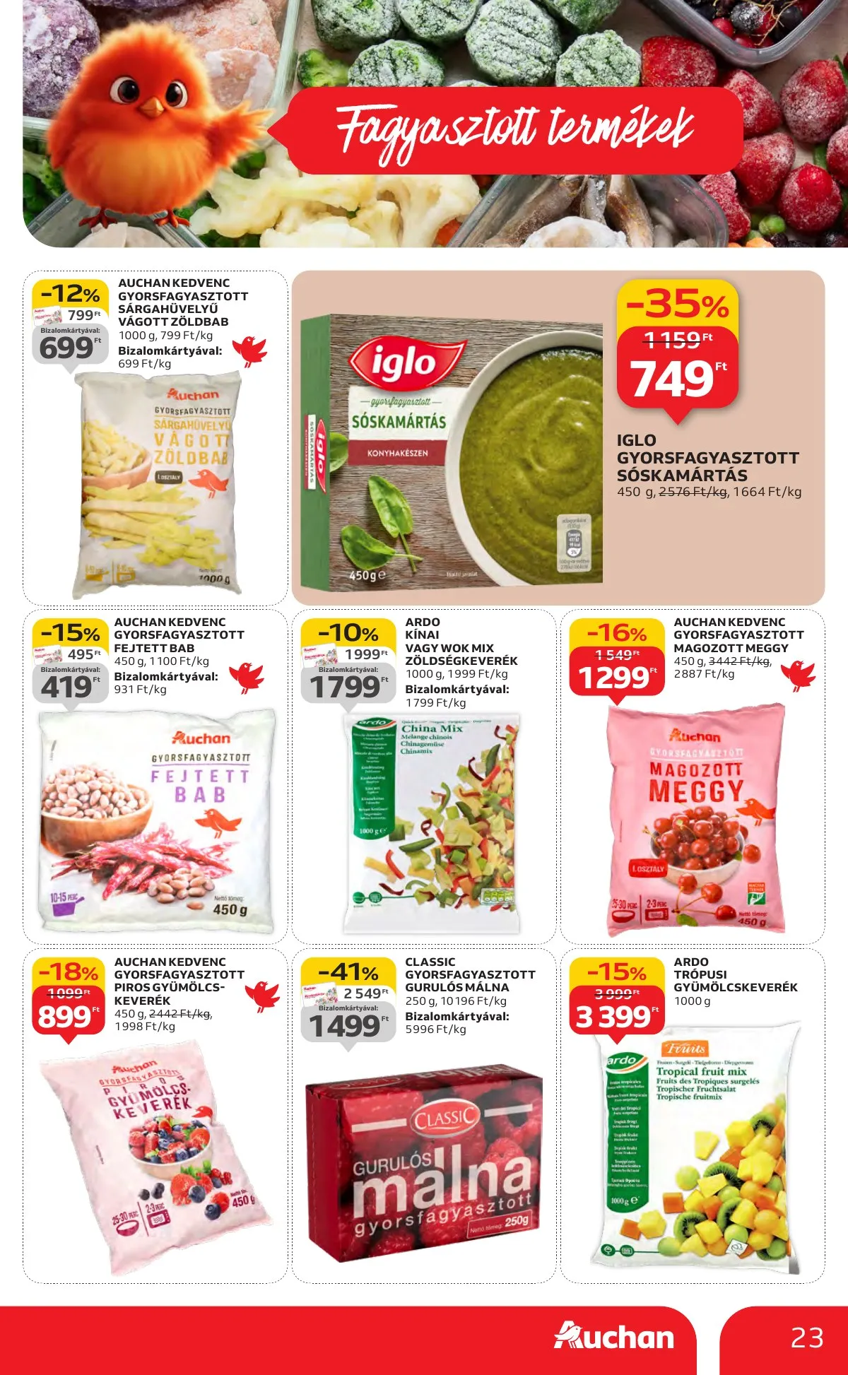 Auchan akciós újság Hipermarket 11.13–11.19 – 23. oldal