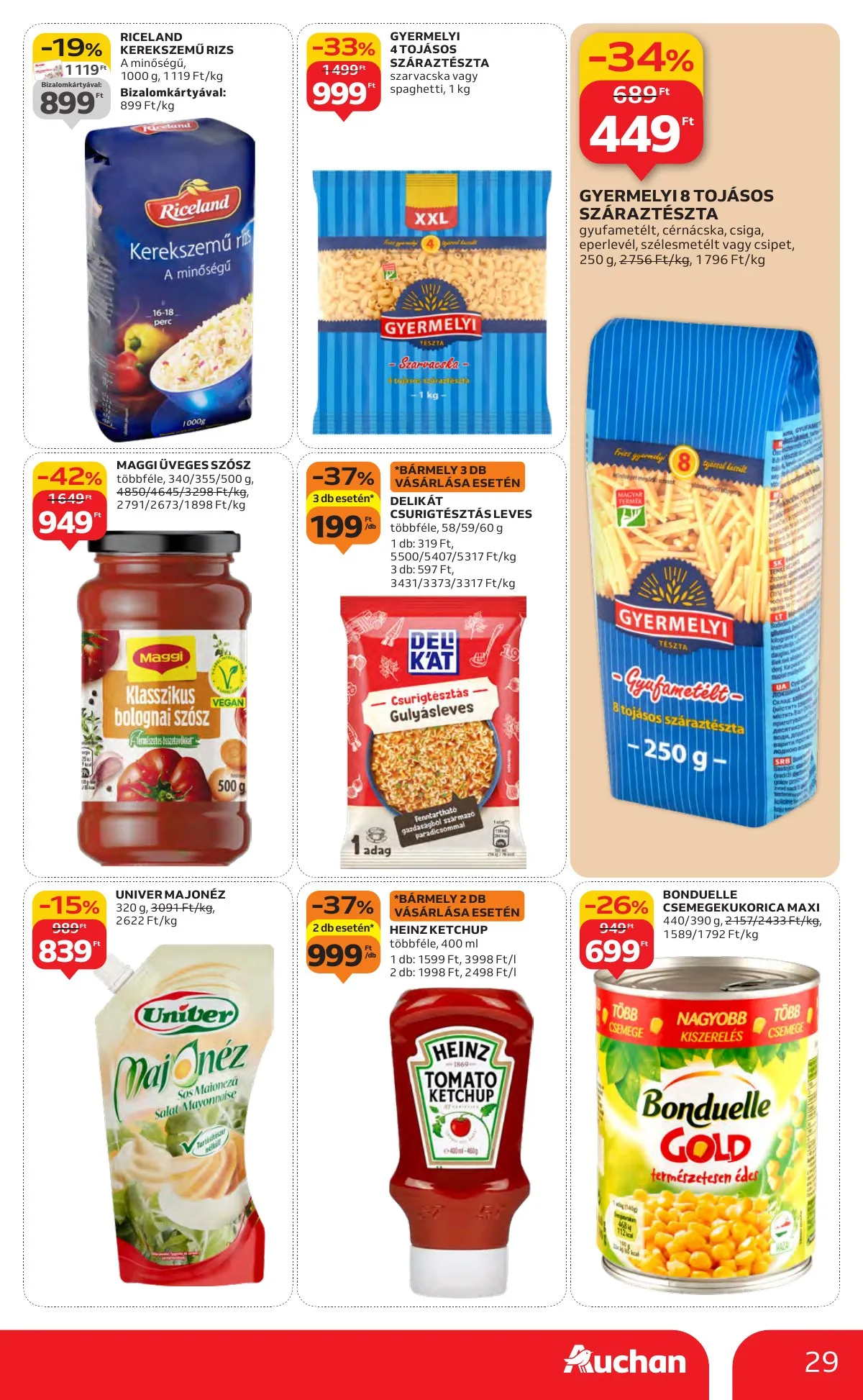 Auchan akciós újság Hipermarket 11.13–11.19 – 29. oldal