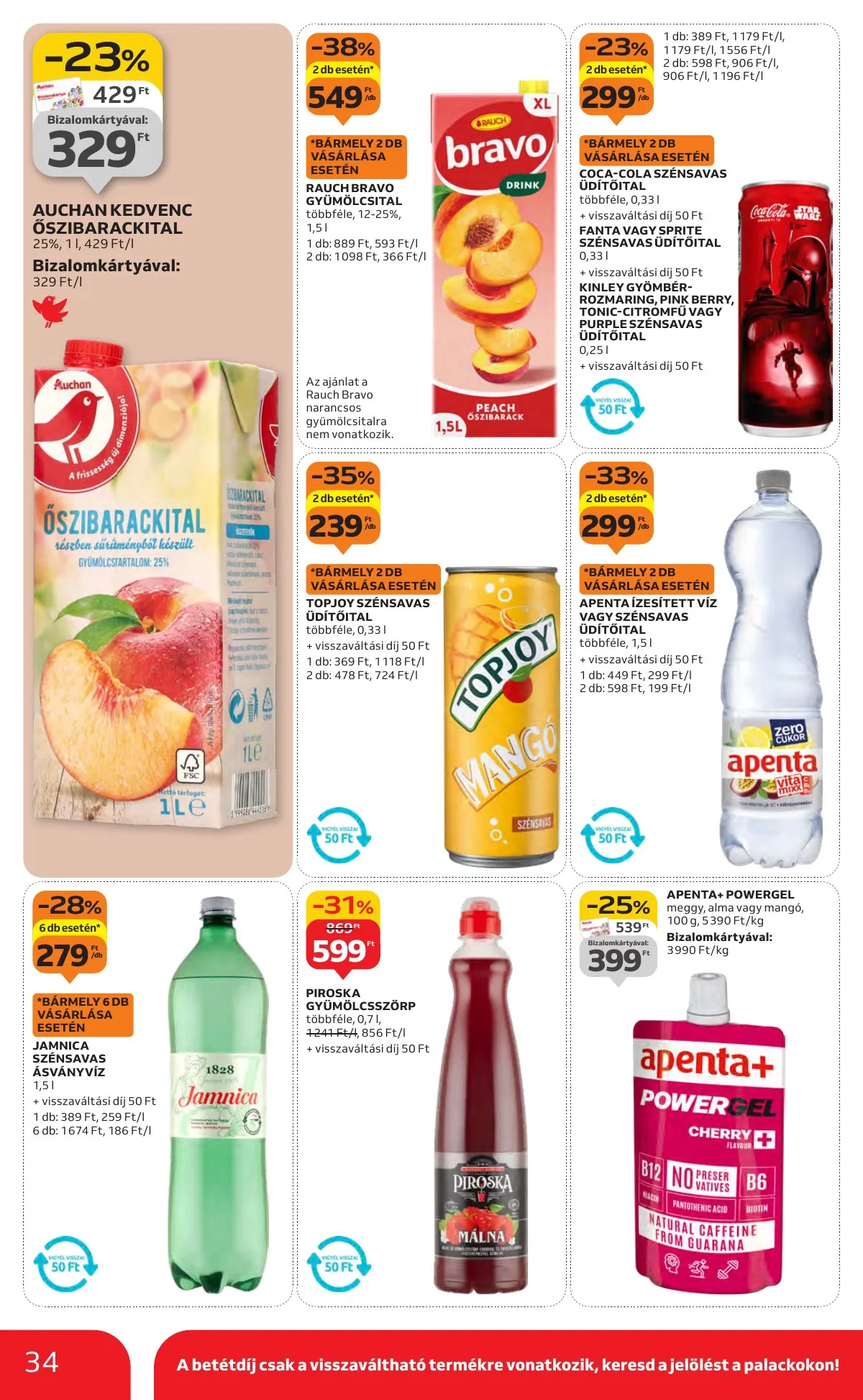Auchan akciós újság Hipermarket 11.13–11.19 – 34. oldal