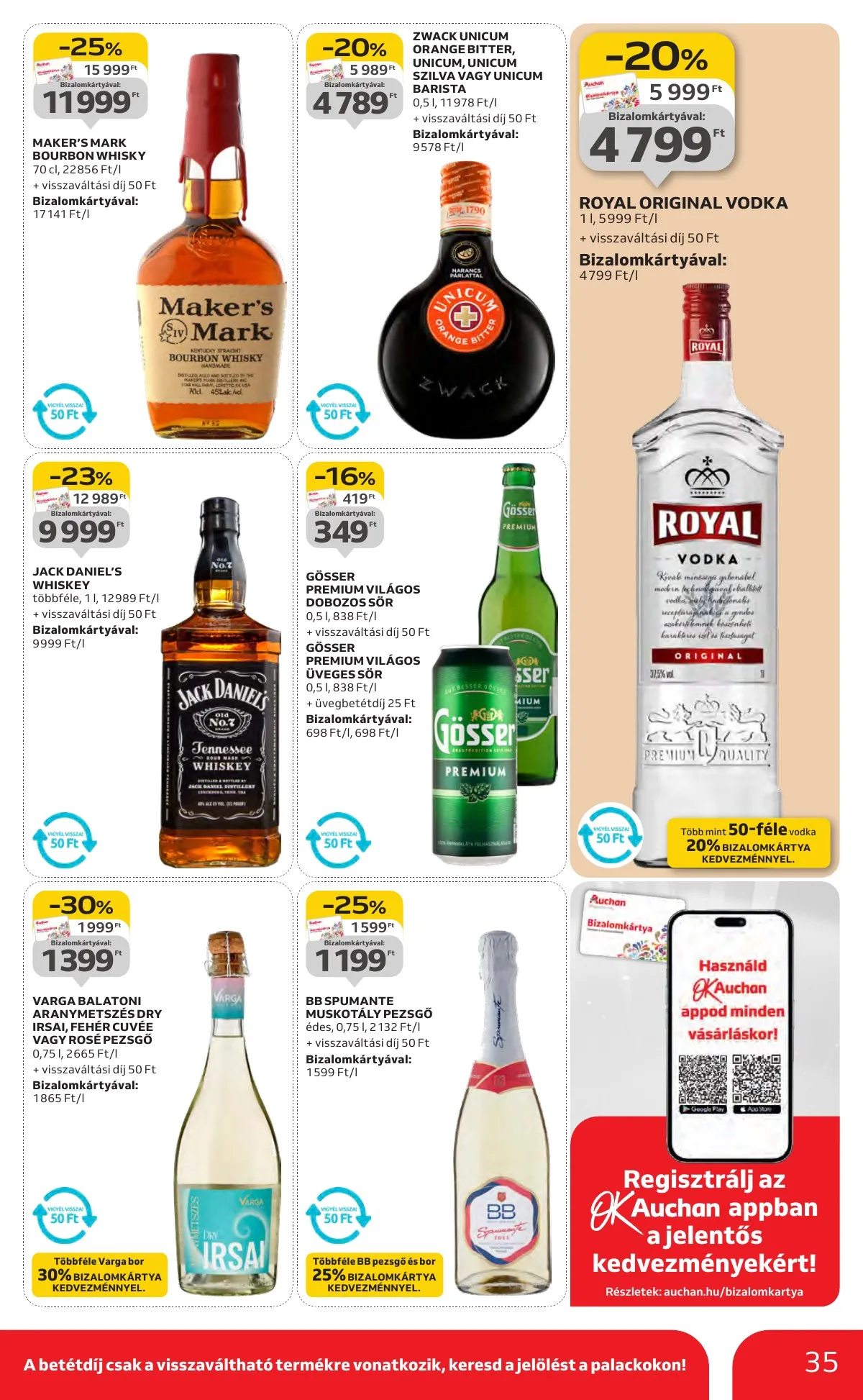 Auchan akciós újság Hipermarket 11.13–11.19 – 35. oldal