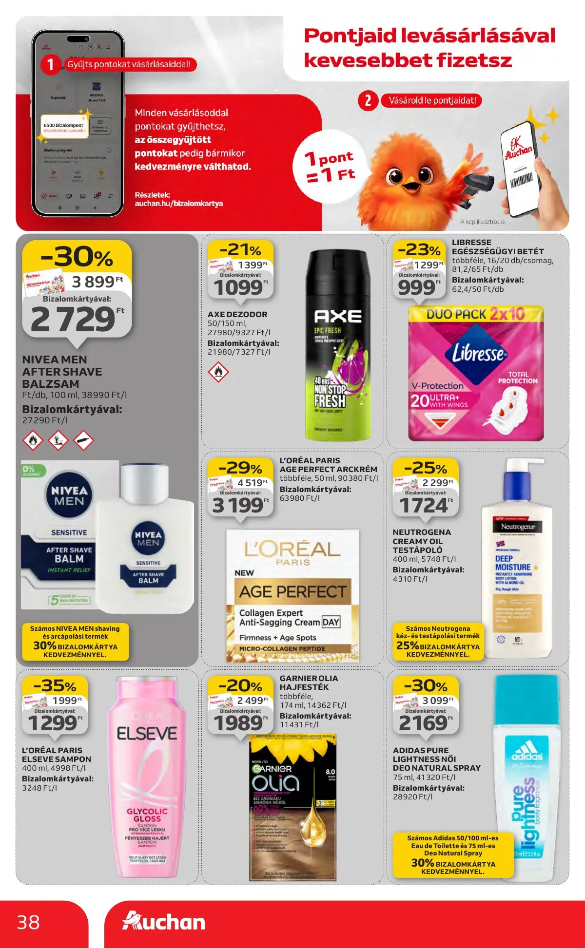 Auchan akciós újság Hipermarket 11.13–11.19 – 38. oldal
