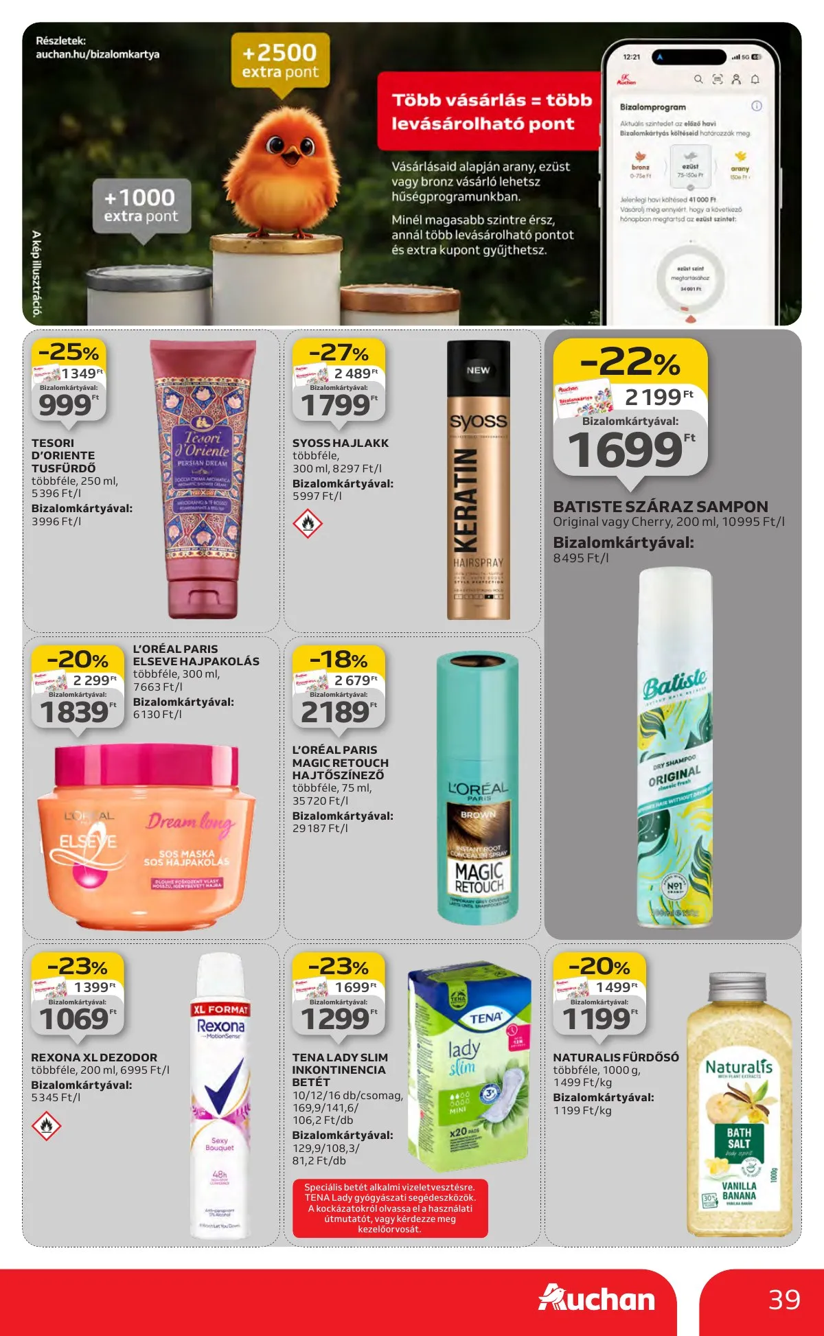 Auchan akciós újság Hipermarket 11.13–11.19 – 39. oldal
