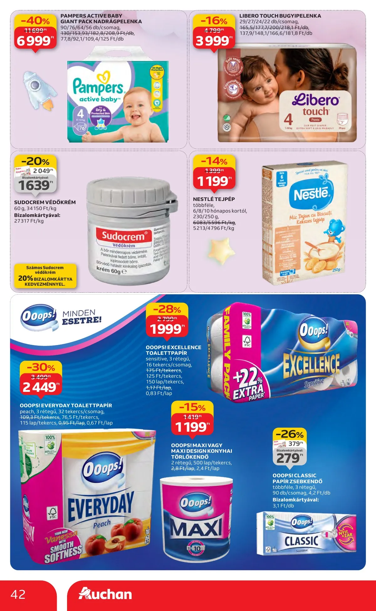 Auchan akciós újság Hipermarket 11.13–11.19 – 42. oldal