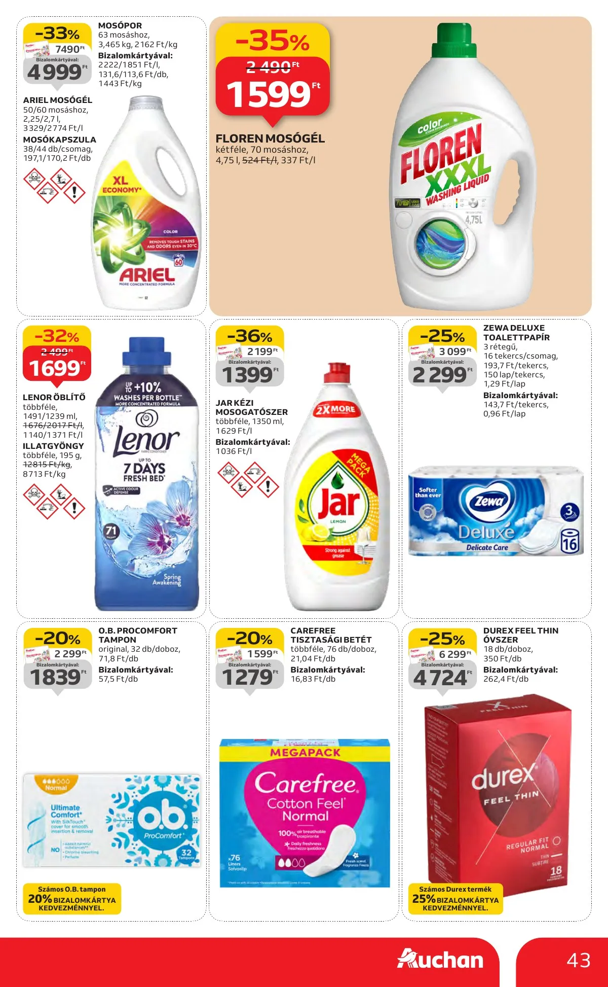 Auchan akciós újság Hipermarket 11.13–11.19 – 43. oldal