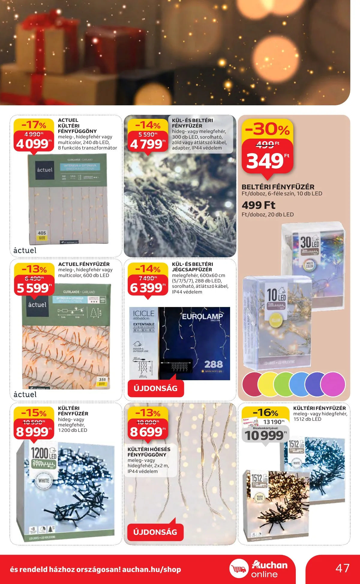 Auchan akciós újság Hipermarket 11.13–11.19 – 47. oldal