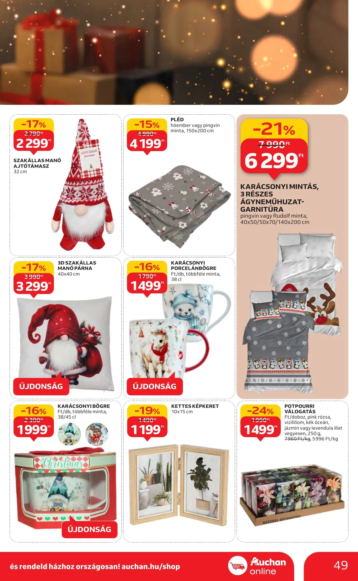 Auchan akciós újság Hipermarket 11.13–11.19 – 49. oldal