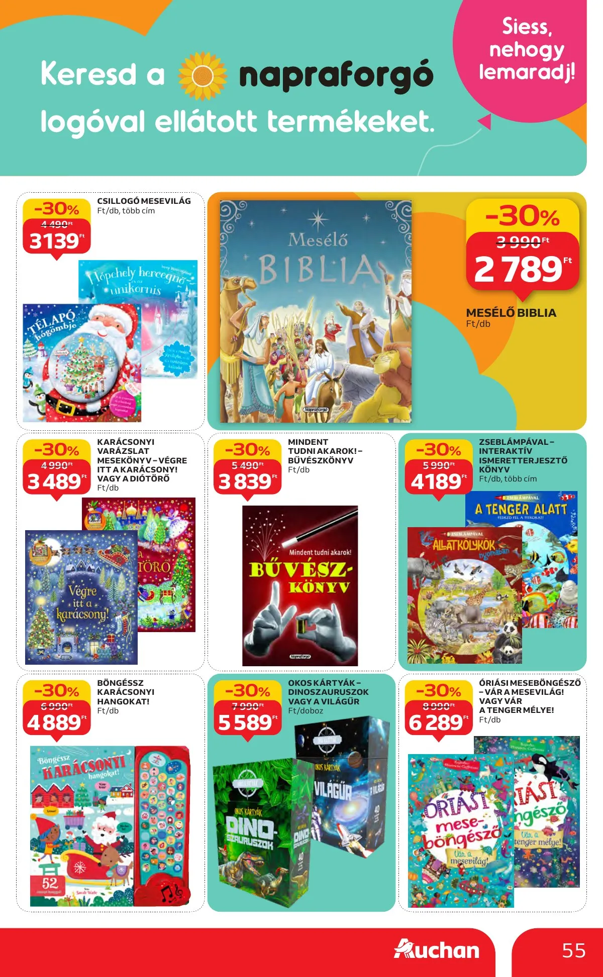 Auchan akciós újság Hipermarket 11.13–11.19 – 55. oldal