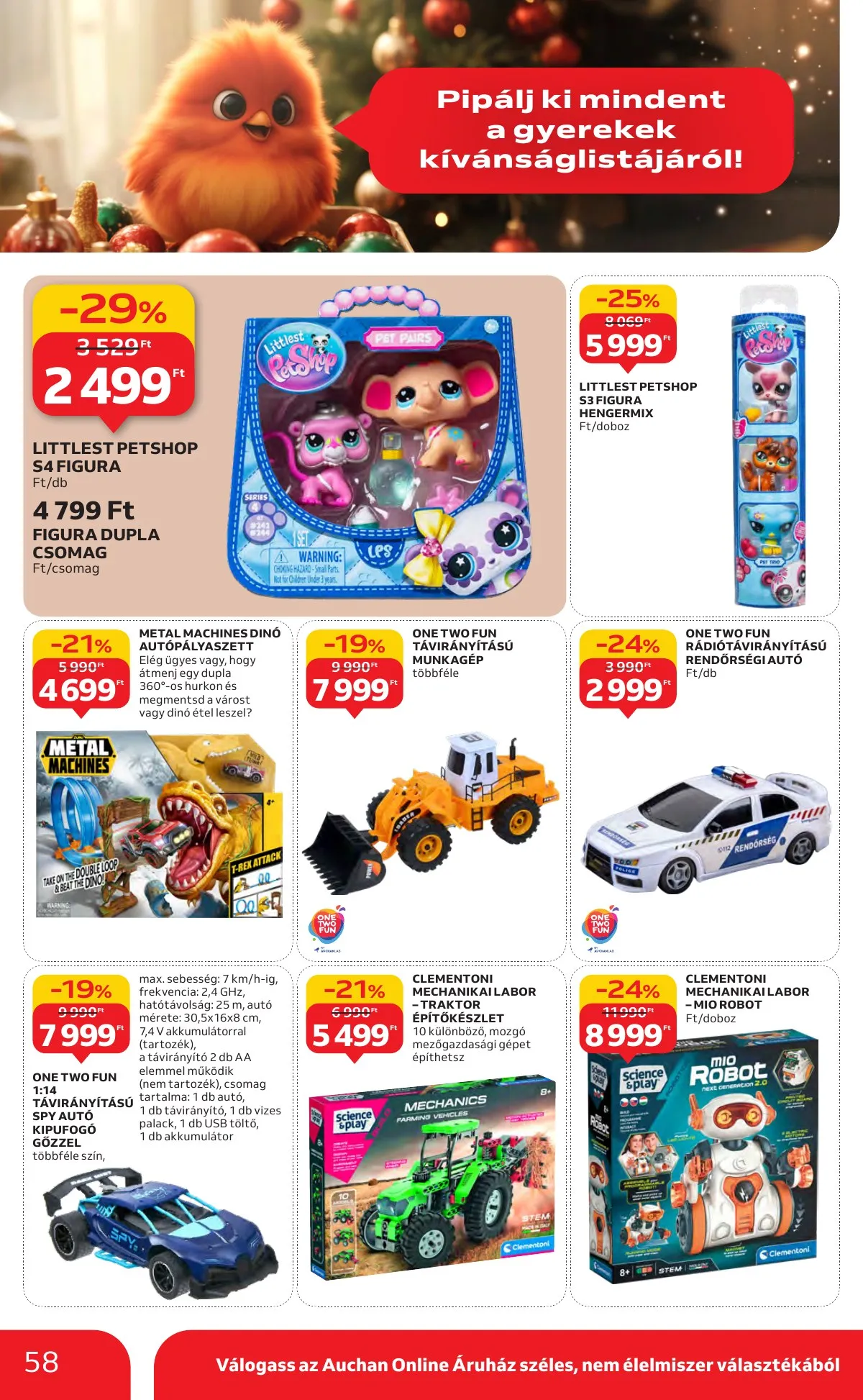 Auchan akciós újság Hipermarket 11.13–11.19 – 58. oldal