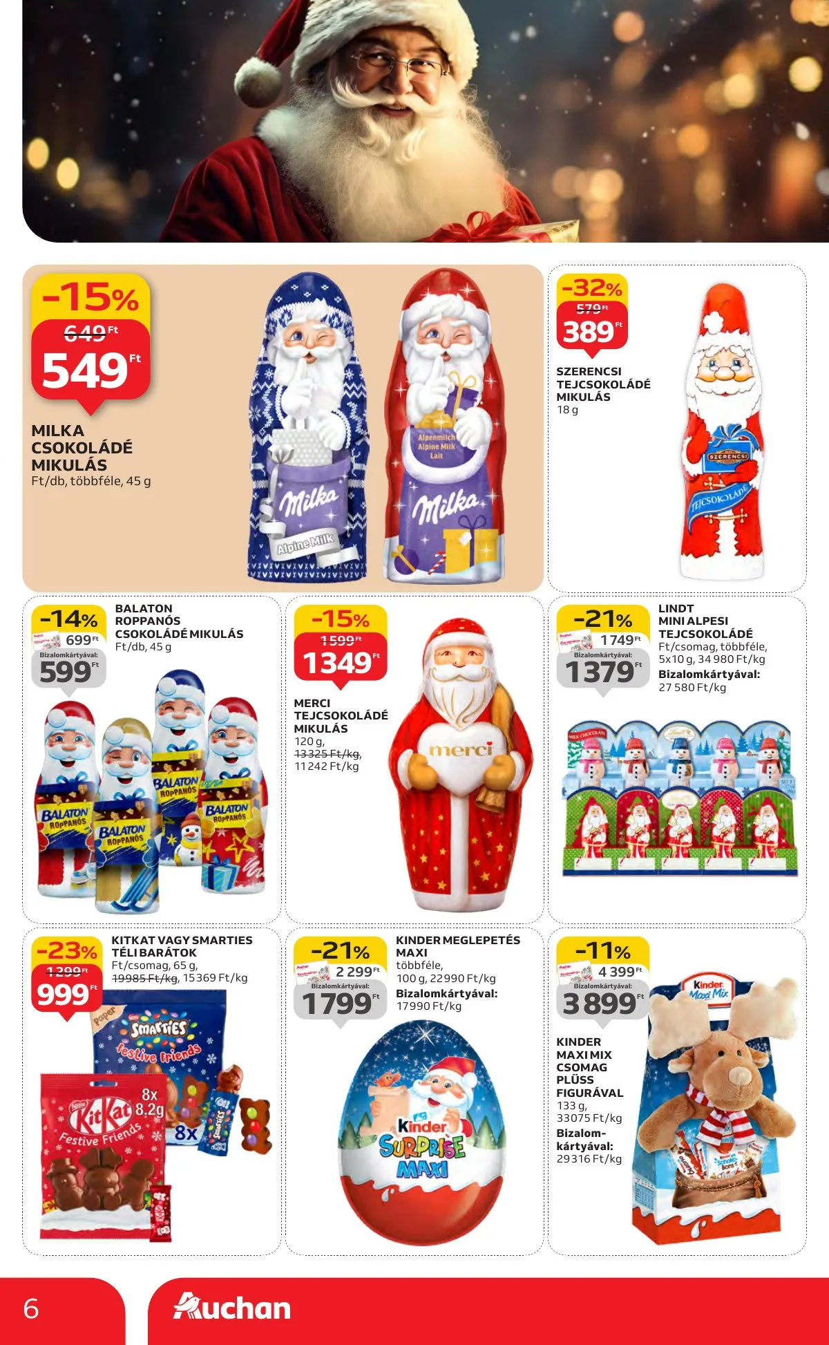 Auchan akciós újság Hipermarket 11.13–11.19 – 6. oldal