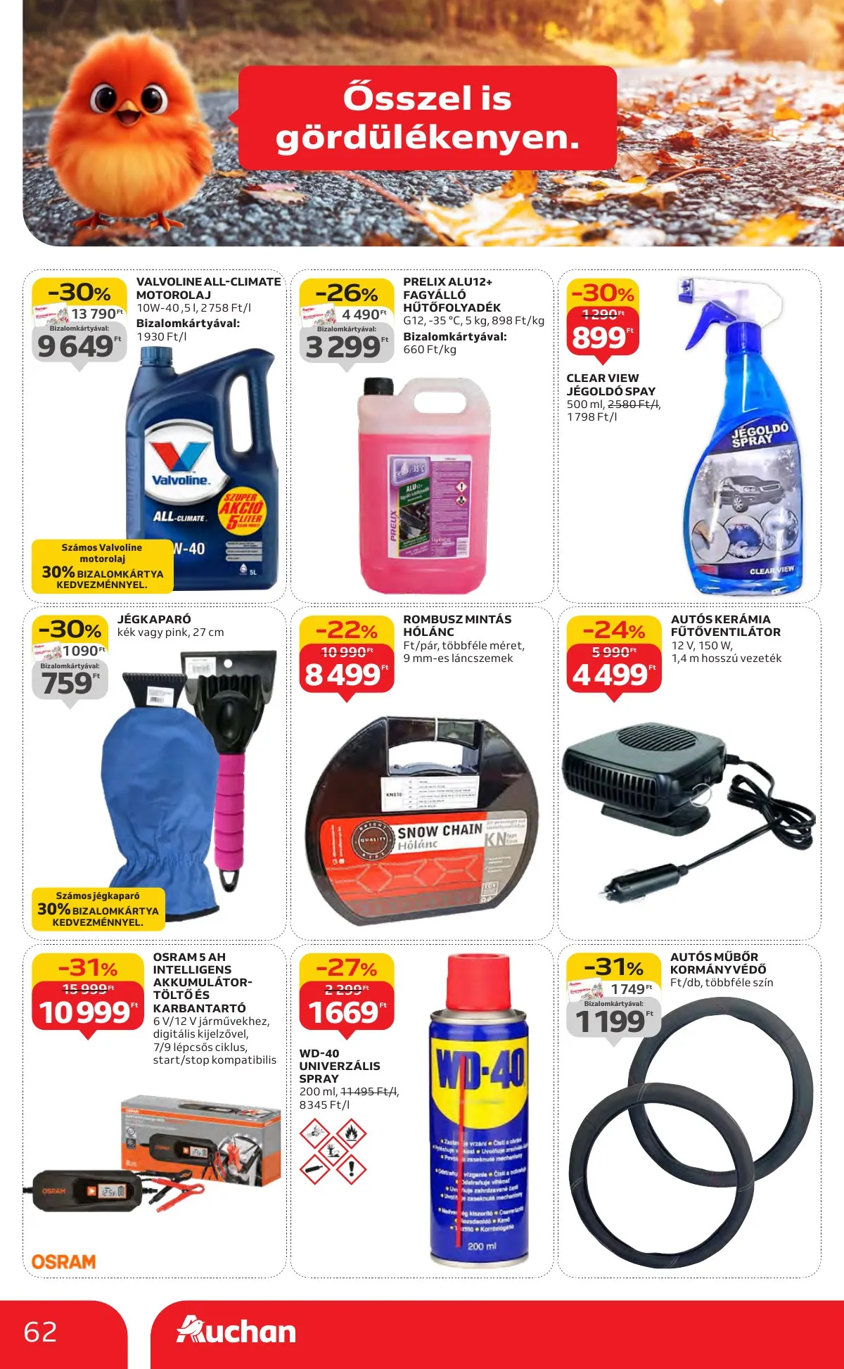 Auchan akciós újság Hipermarket 11.13–11.19 – 62. oldal