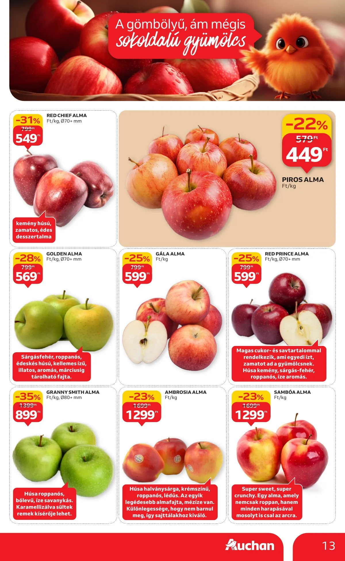 Auchan akciós újság Hipermarket 11.20–11.26 – 13. oldal