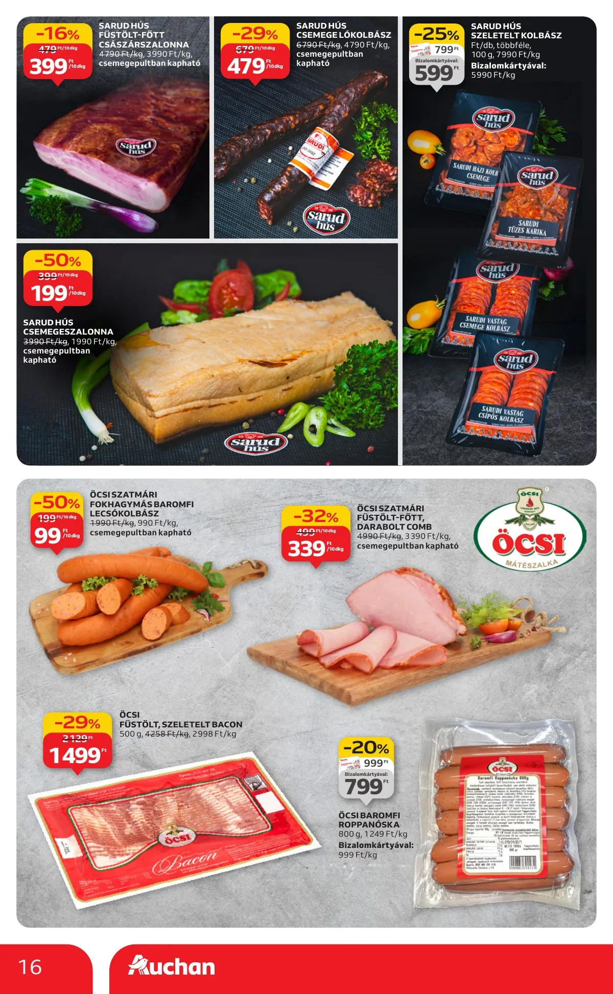 Auchan akciós újság Hipermarket 11.20–11.26 – 16. oldal