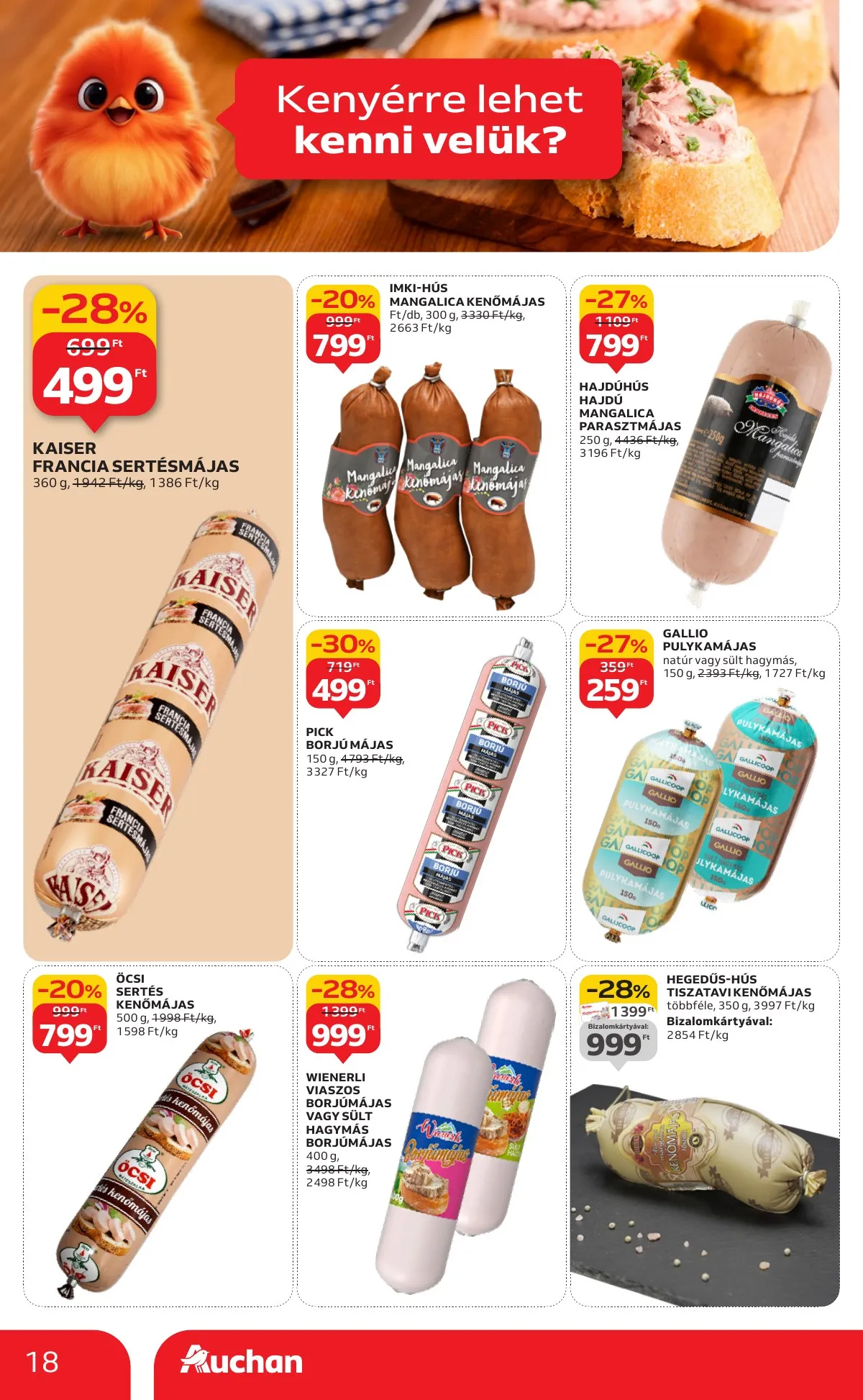 Auchan akciós újság Hipermarket 11.20–11.26 – 18. oldal